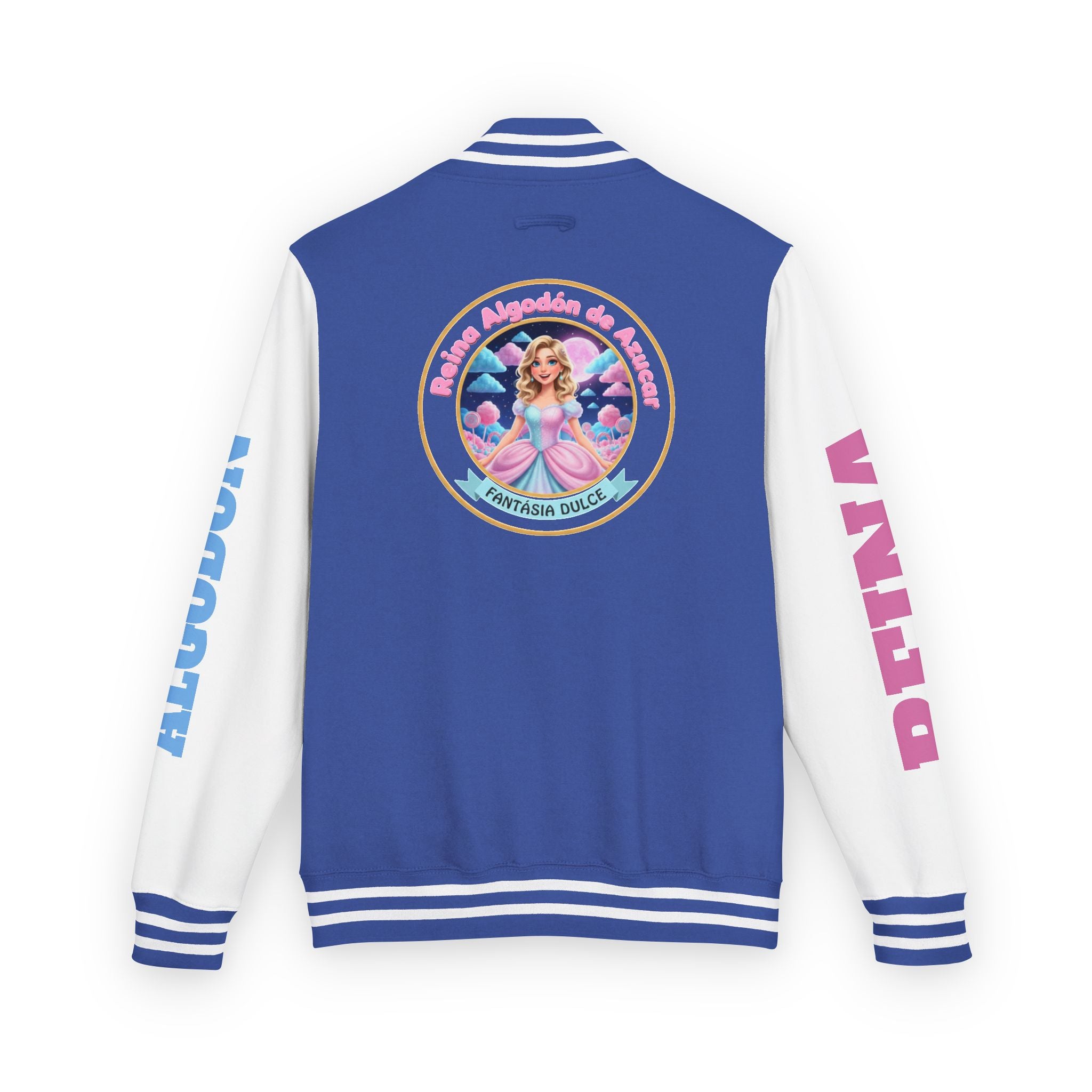 Letterman Jacket — Reina Algodón de Azucar-  Circle Logo