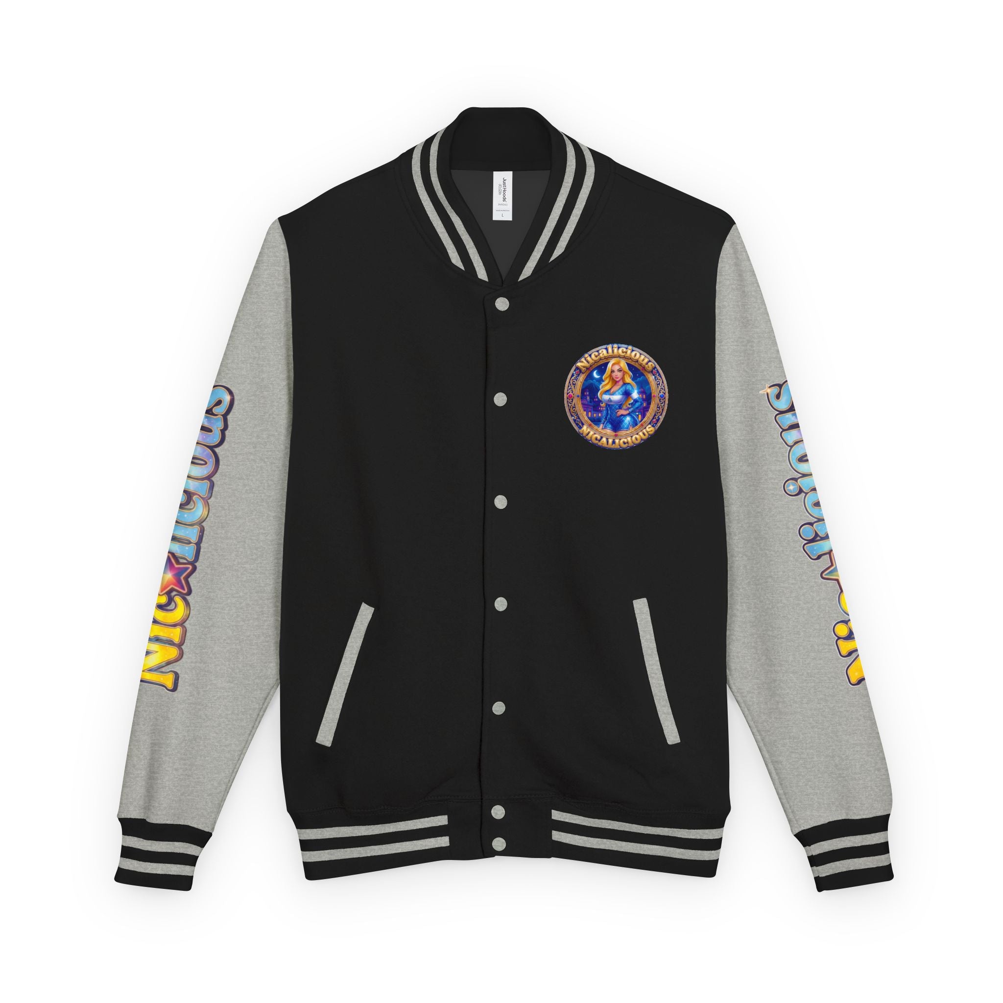 Letterman Jacket — "Nicalicious" Retro Crest Varsity Jacket