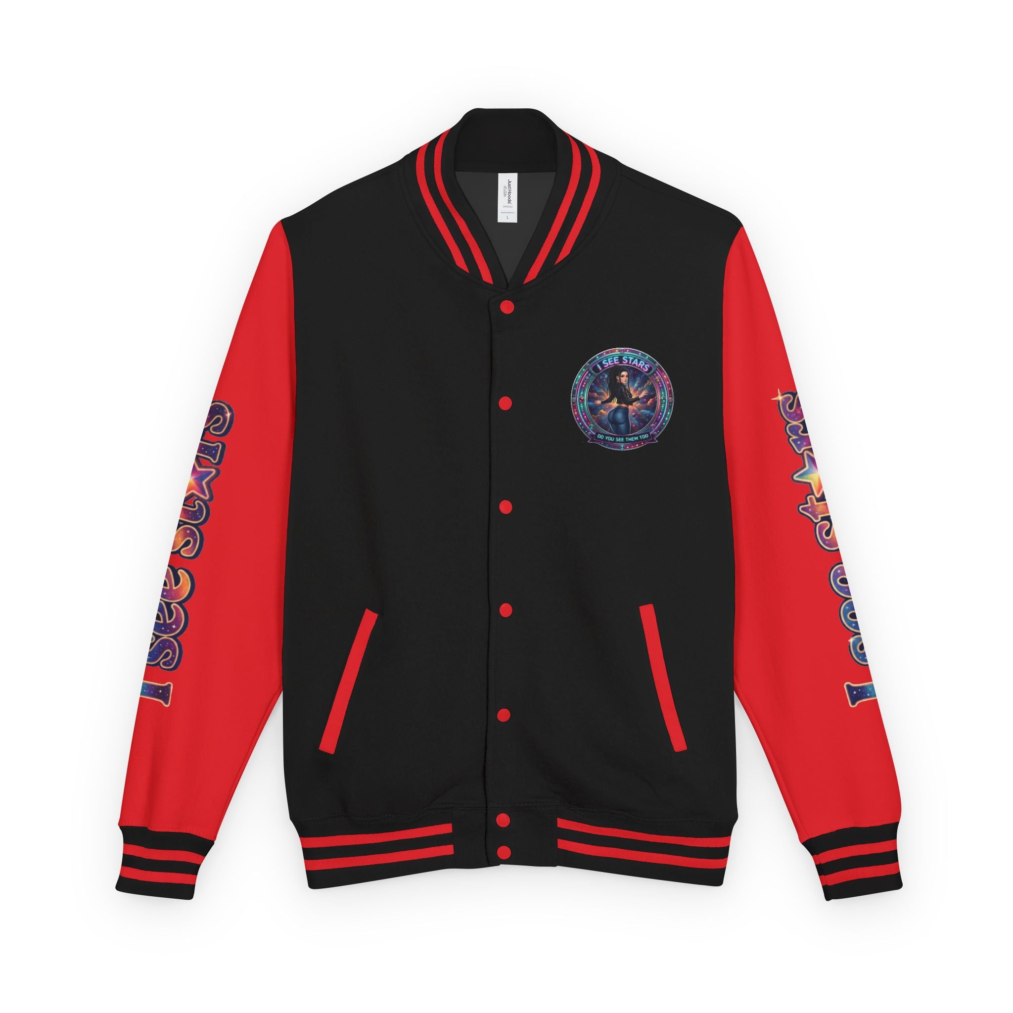 Heavyweight Letterman Jacket "I See Stars"
