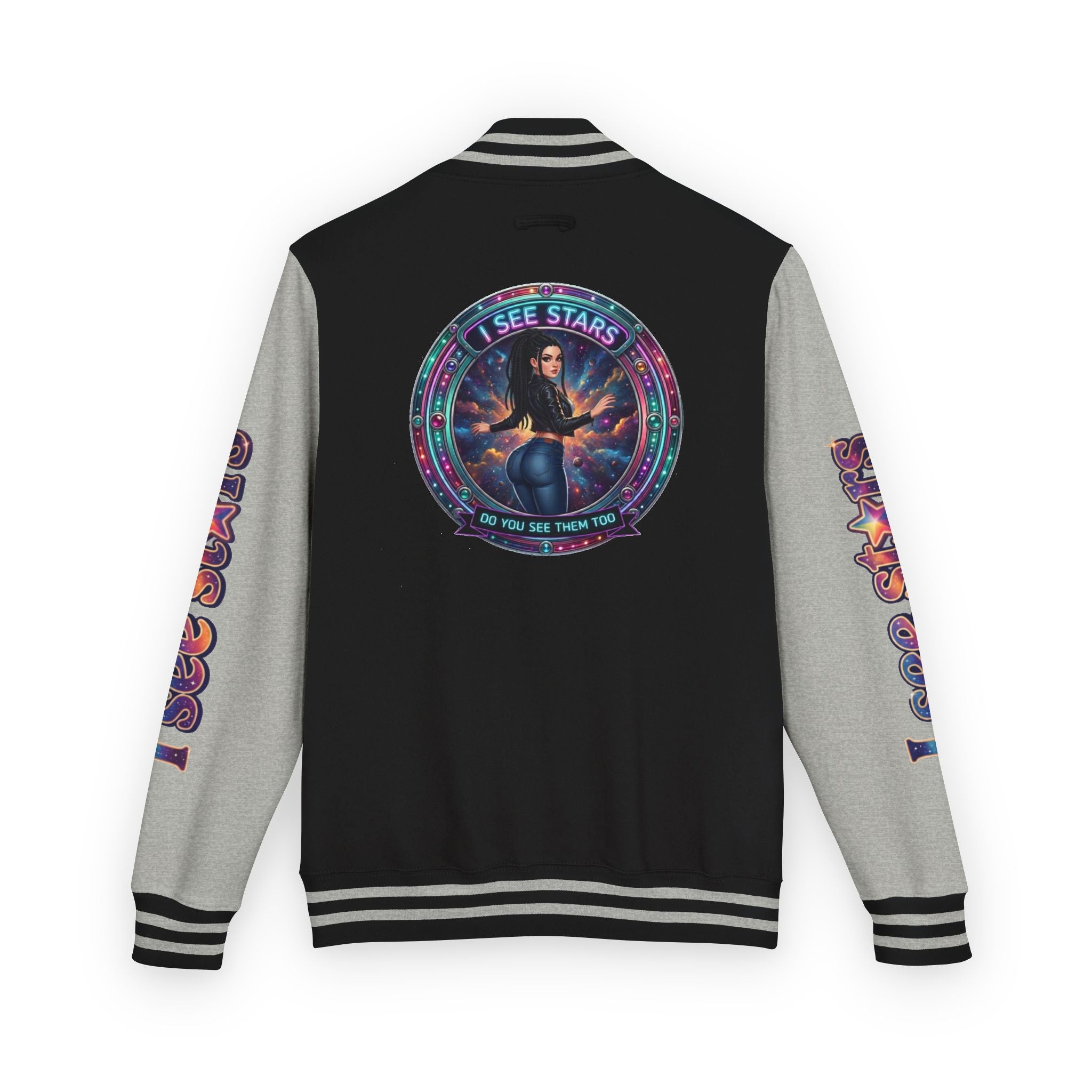 Heavyweight Letterman Jacket "I See Stars"