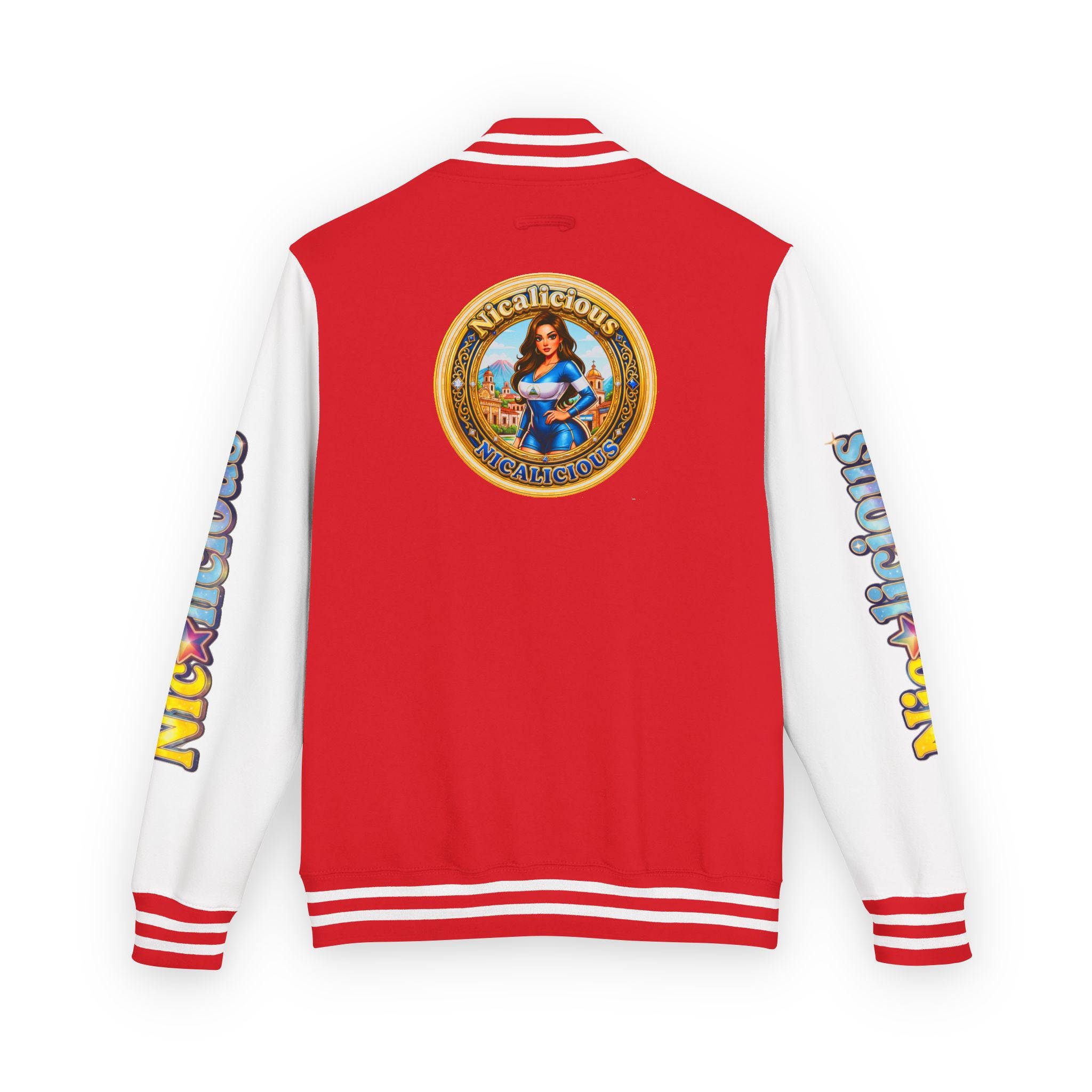 Letterman Jacket — 'Nicalicious' Retro Varsity Bomber