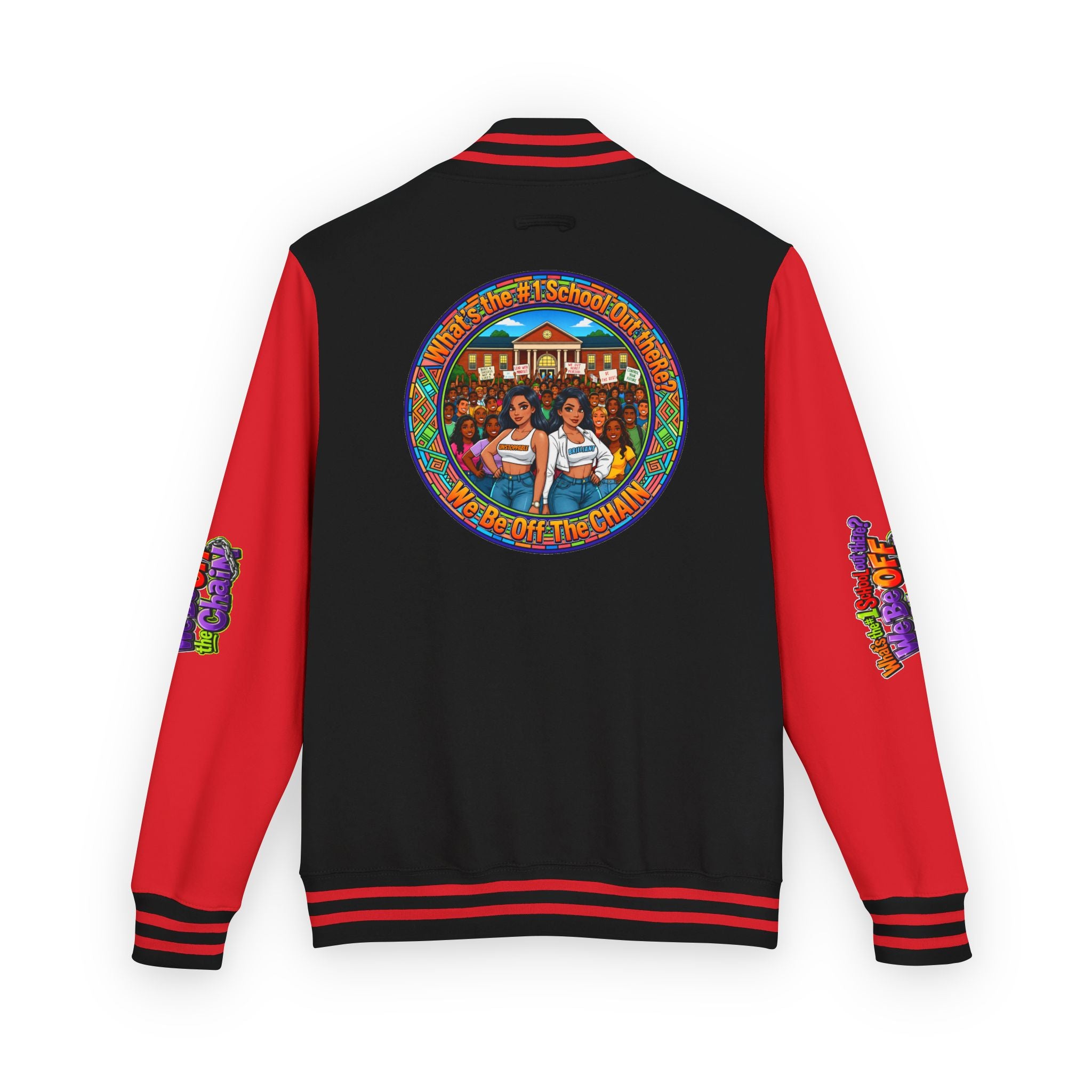 Letterman Jacket — Retro High School Crew Design (We’ll Be Off the Chain)