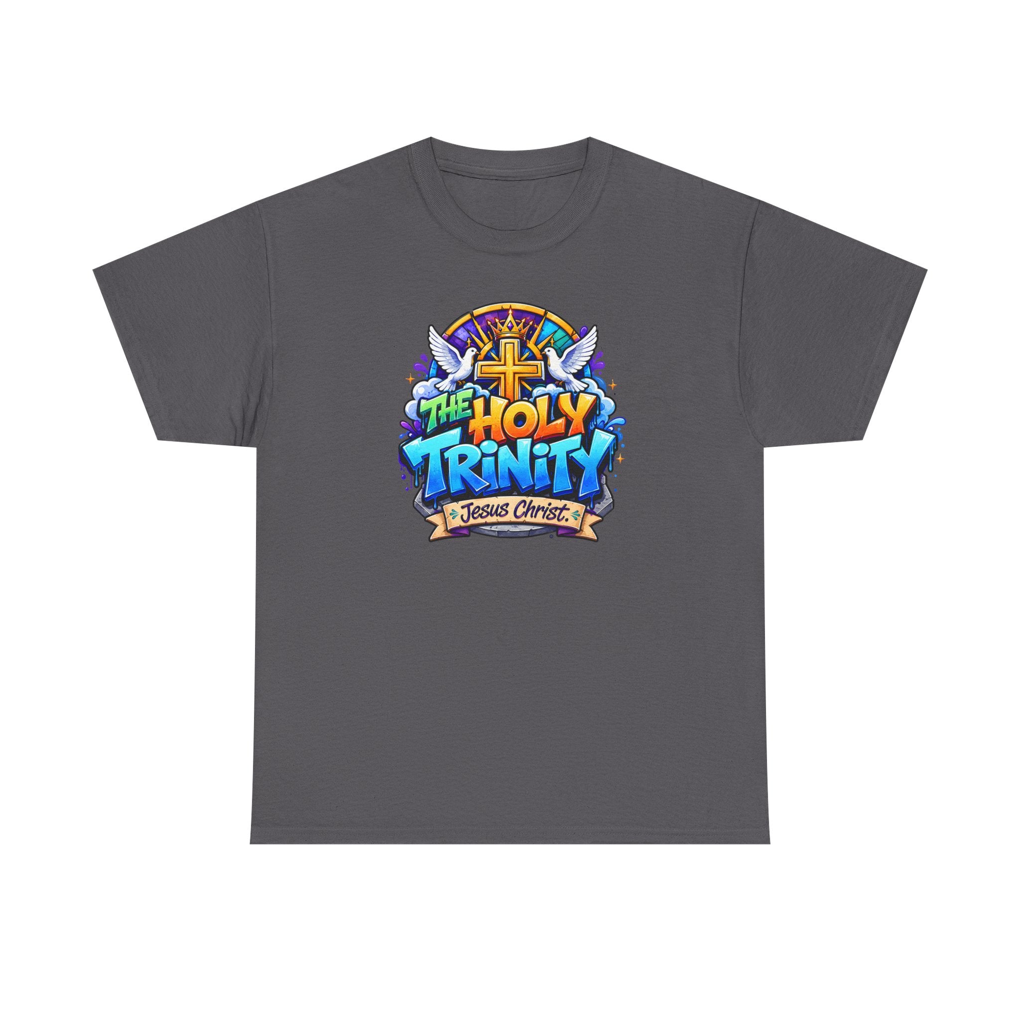 Christian Tee - "The Holy Trinity" Church Youth Graphic T-Shirt