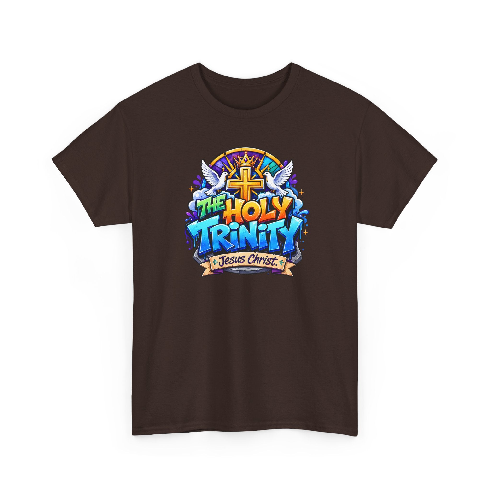 Christian Tee - "The Holy Trinity" Church Youth Graphic T-Shirt