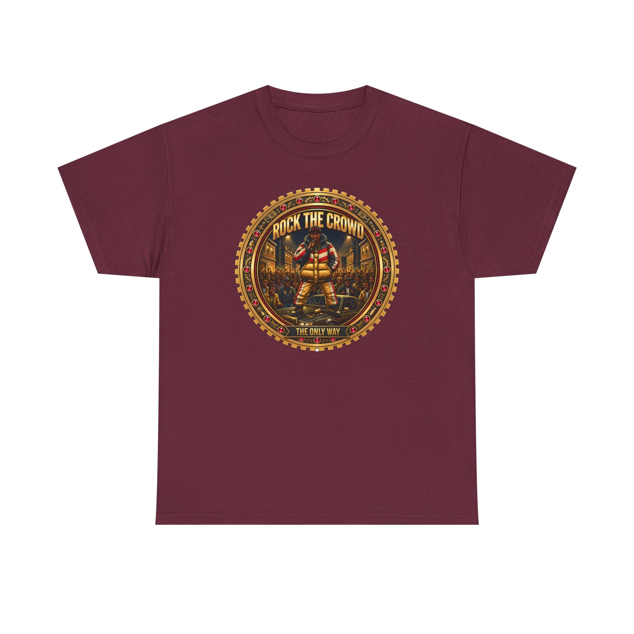 "Rock the Crowd" Tee — Vintage Concert Graphic Shirt