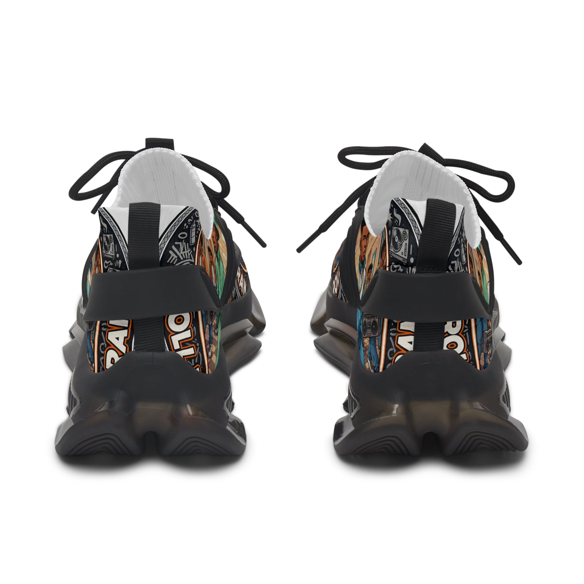 Men's Mesh Sneakers — Vintage 'Cool It Now' Graphic  Athletic Shoes