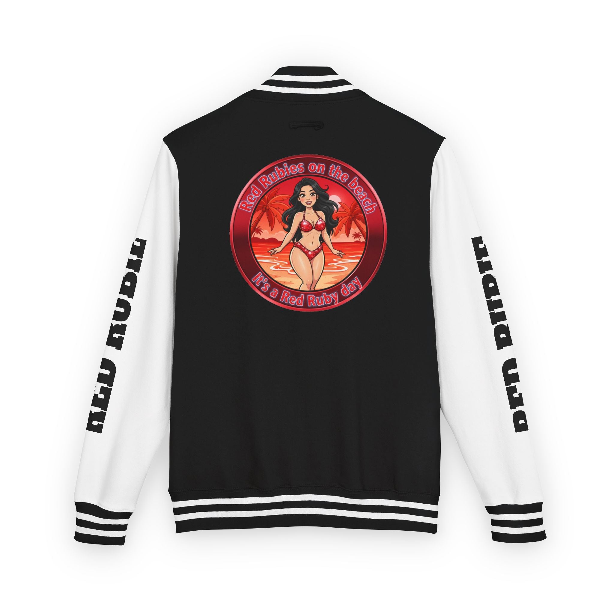 Letterman Jacket — 'It's A Red Rubie Day'- Varsity Jacket