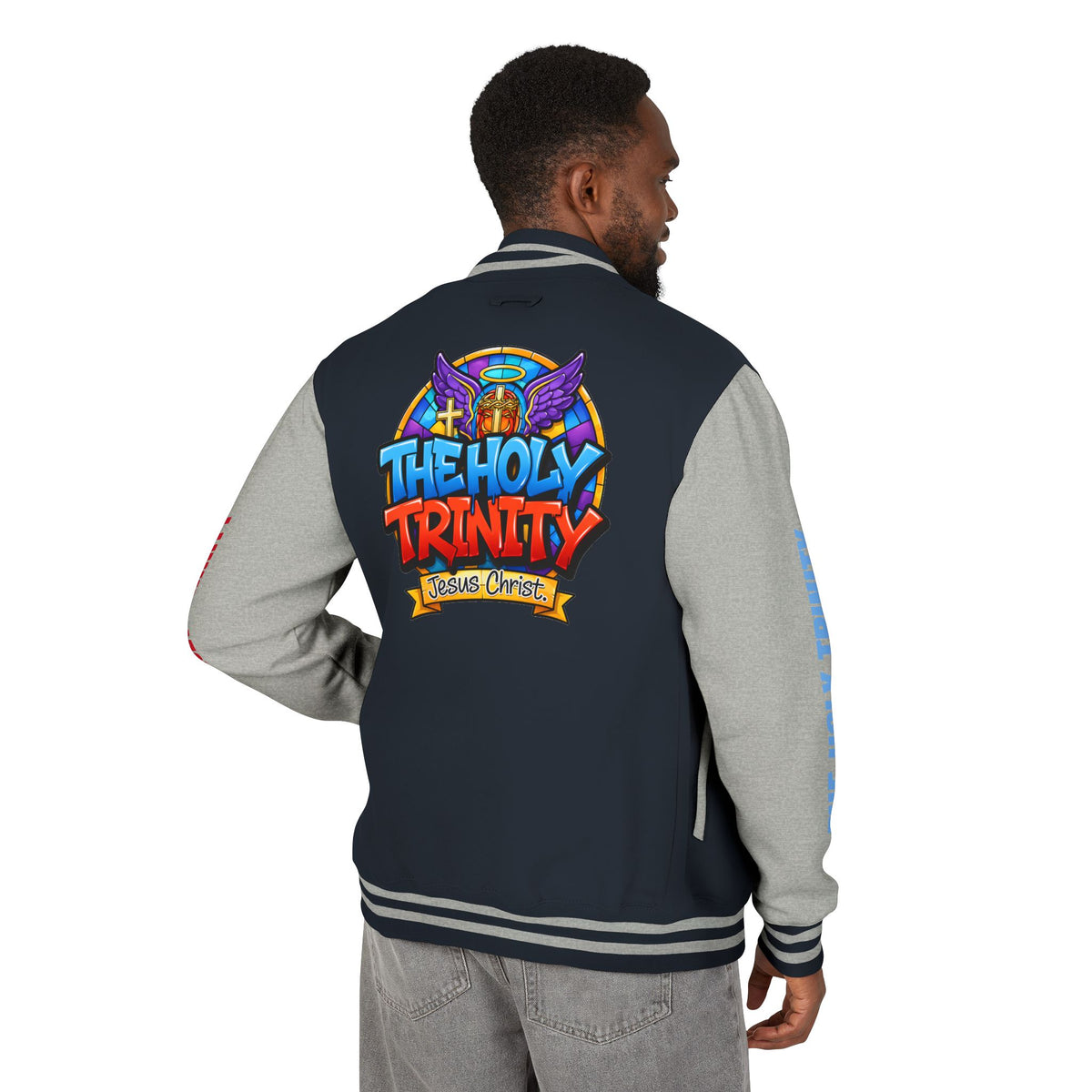 Letterman Jacket — "The Holy Trinity" Christian Varsity Jacket