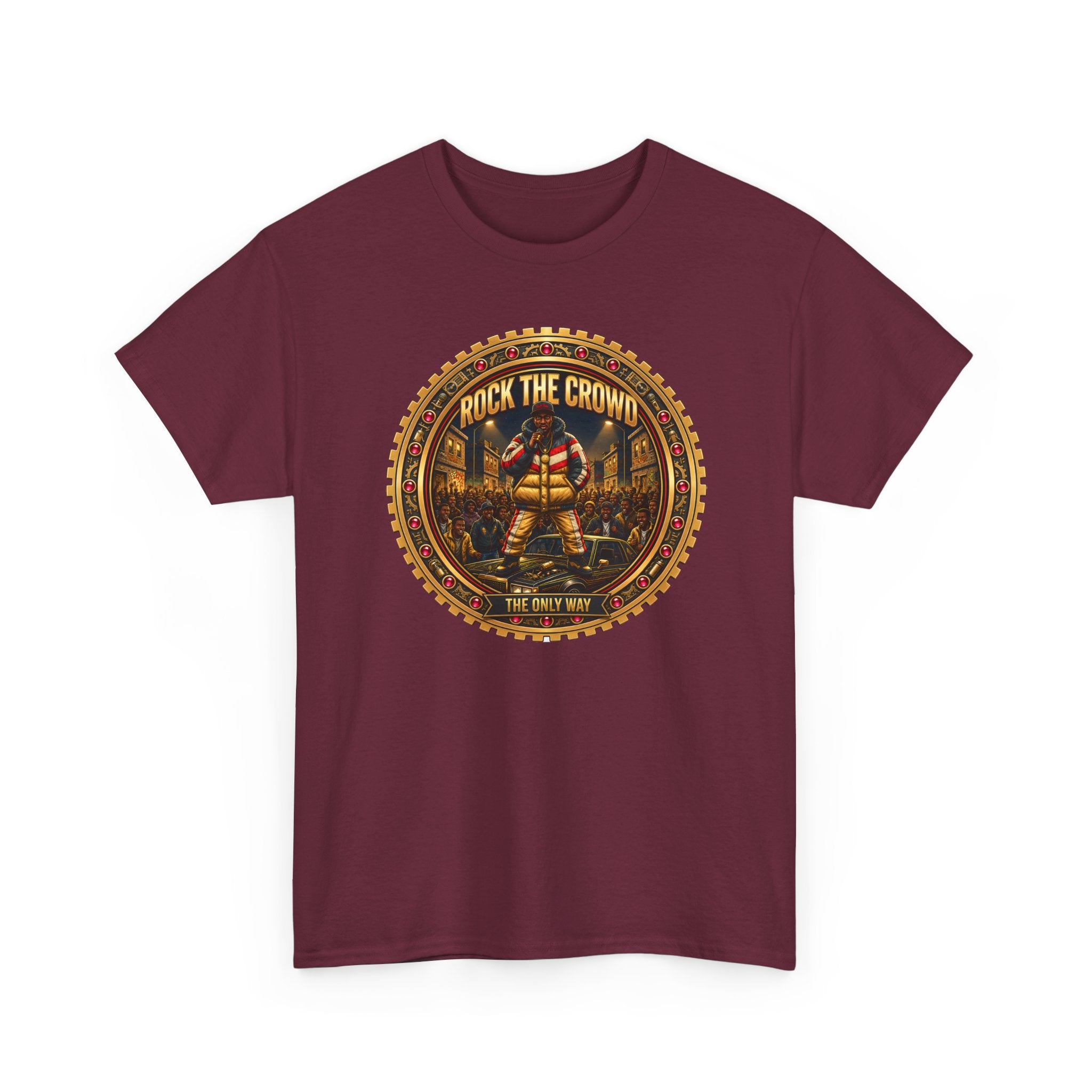"Rock the Crowd" Tee — Vintage Concert Graphic Shirt