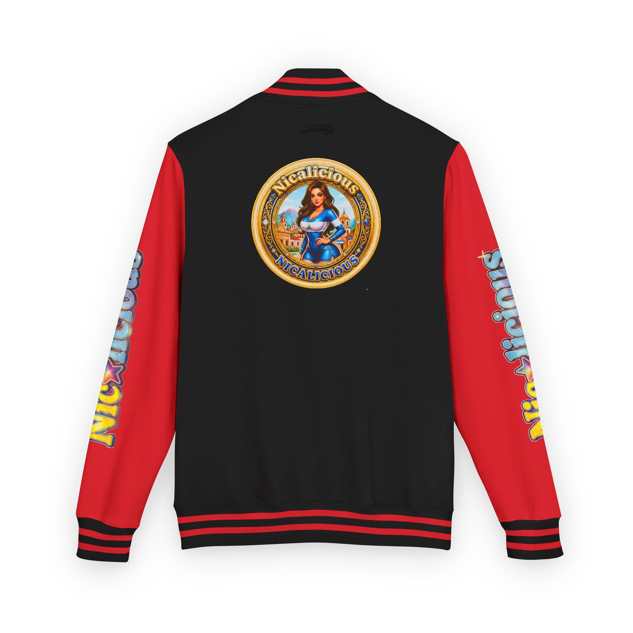 Letterman Jacket — 'Nicalicious' Retro Varsity Bomber