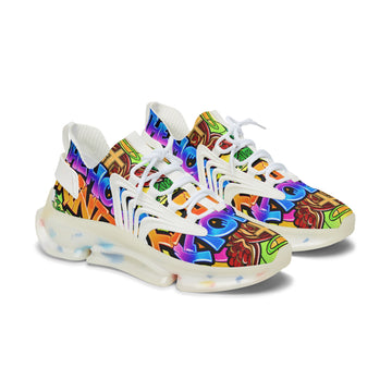 MEN'S Mesh Sneakers —" Holy Trinity " Colorful Graffiti Athletic Shoes