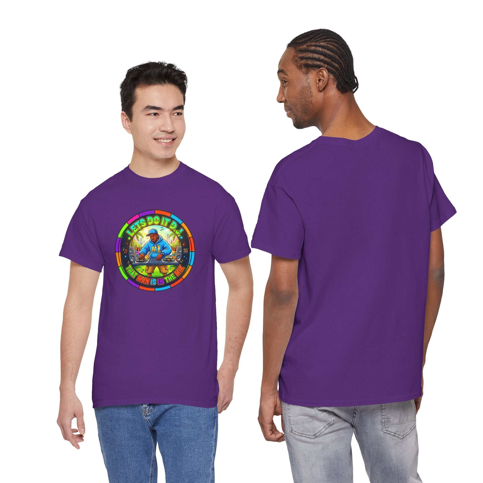 T-Shirt — "Let's Do It Dj!" Retro Camper Road Trip Graphic Tee