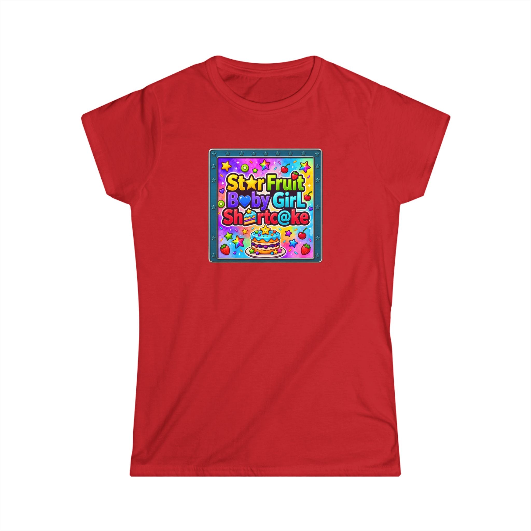 "Star Fruit Baby Girl" Tee — Colorful Starfruit Graphic T-Shirt