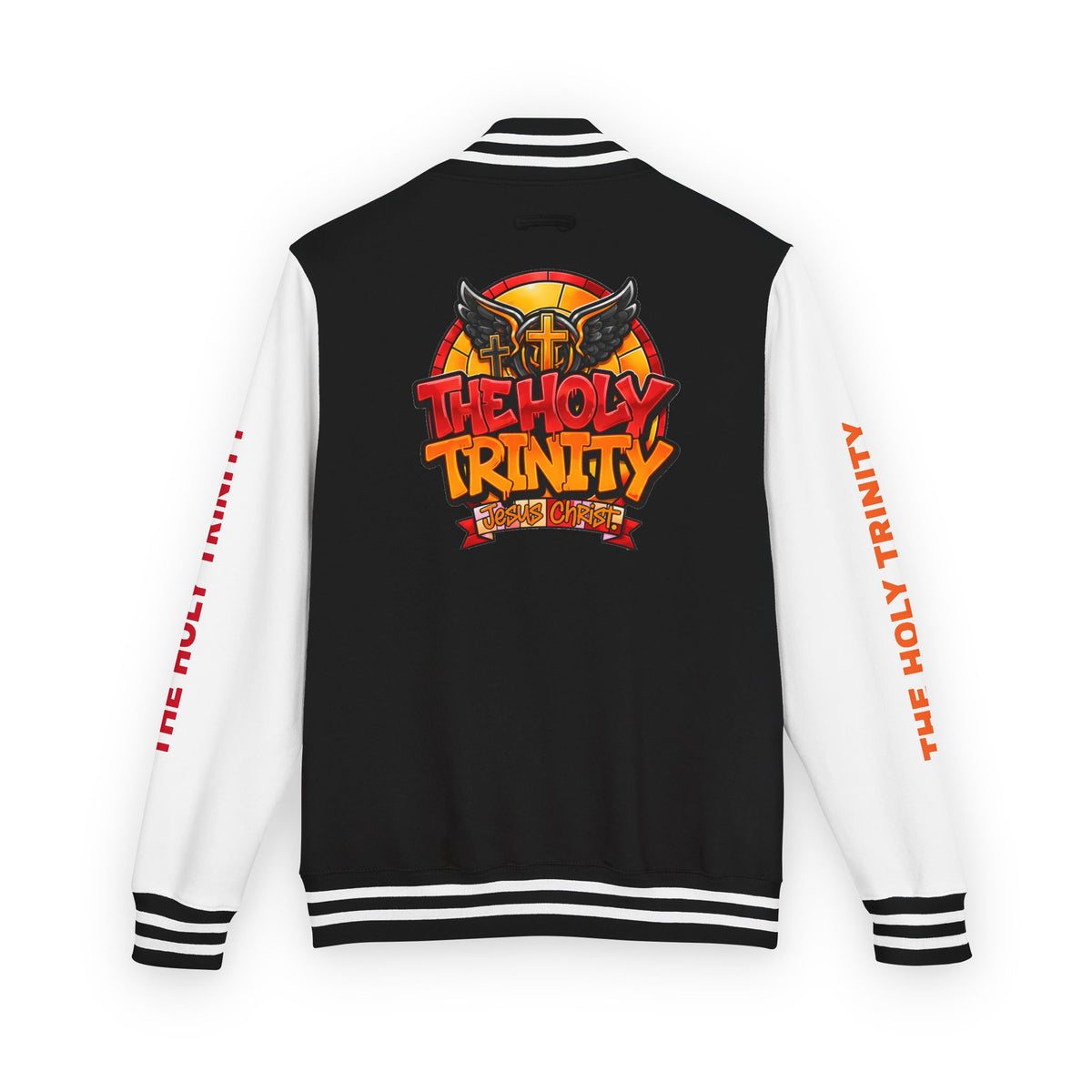 Letterman Jacket — "The Holy Trinity "Graphic Varsity Jacket