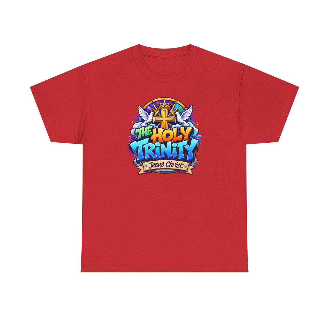 Christian Tee - "The Holy Trinity" Church Youth Graphic T-Shirt