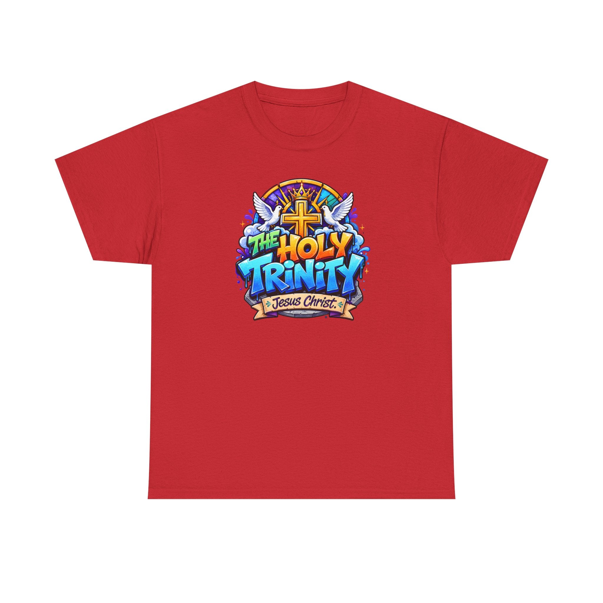 Christian Tee - "The Holy Trinity" Church Youth Graphic T-Shirt