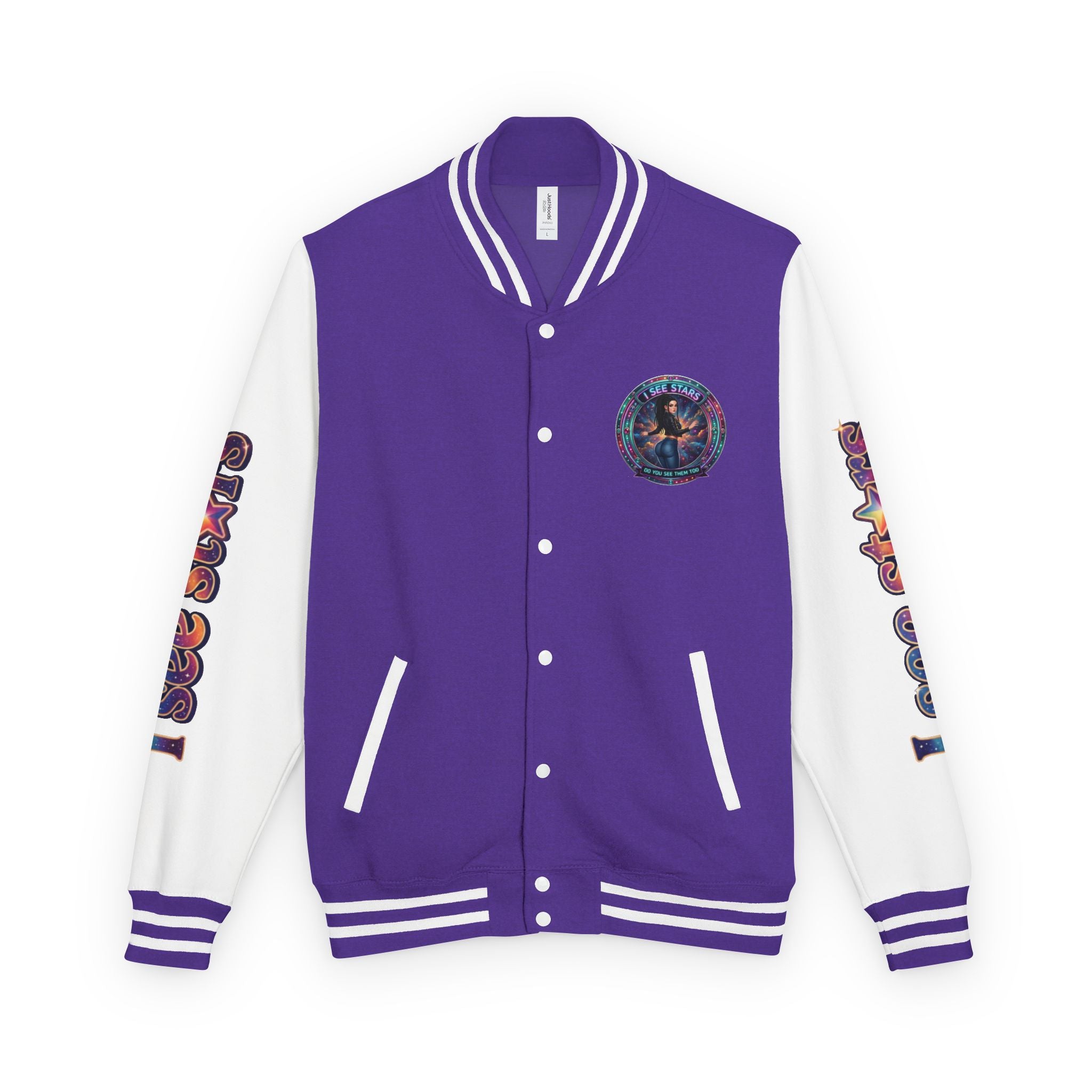 Heavyweight Letterman Jacket "I See Stars"