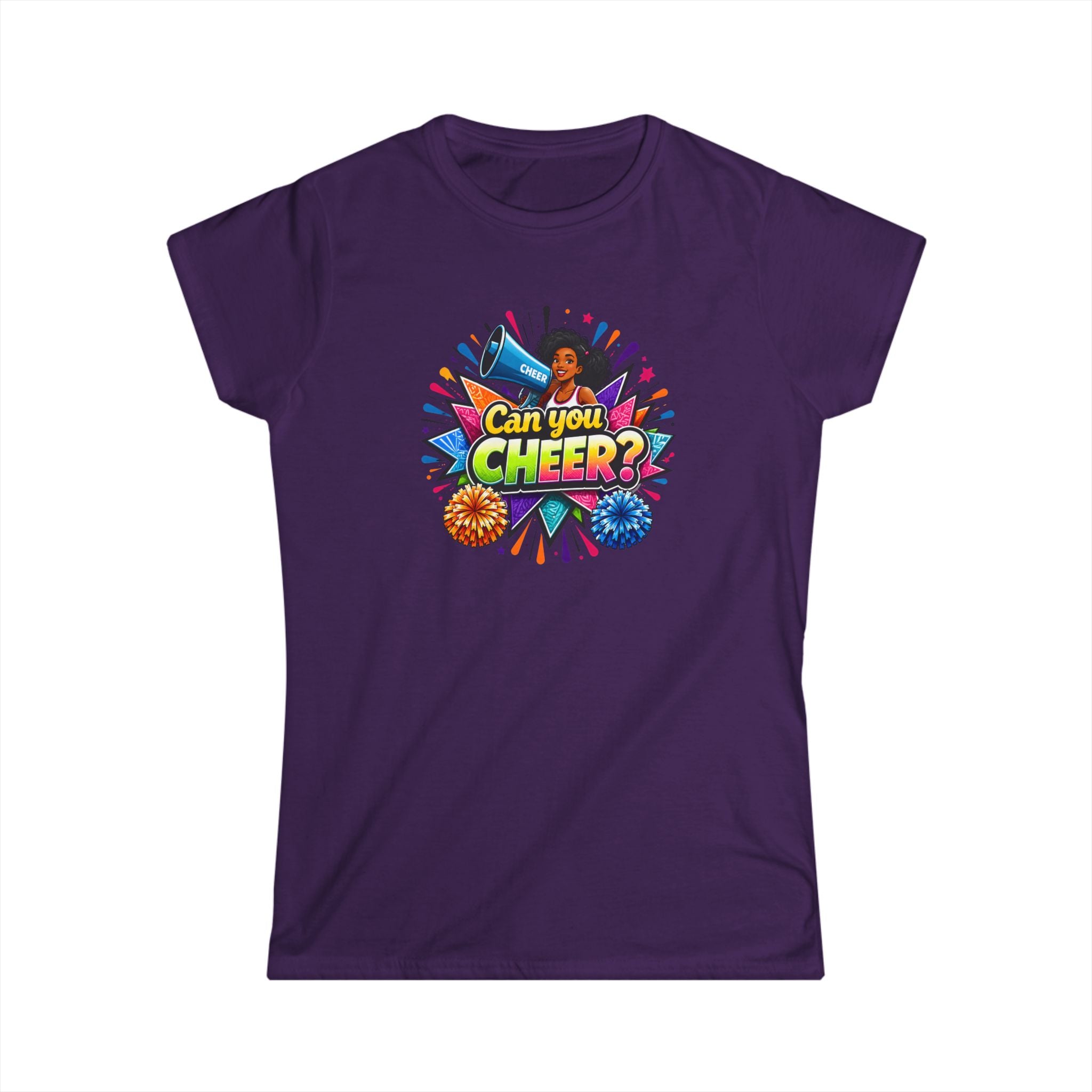 Can You Cheer? Cheerleader Graphic Tee — Women's Cheerleading T-Shirt