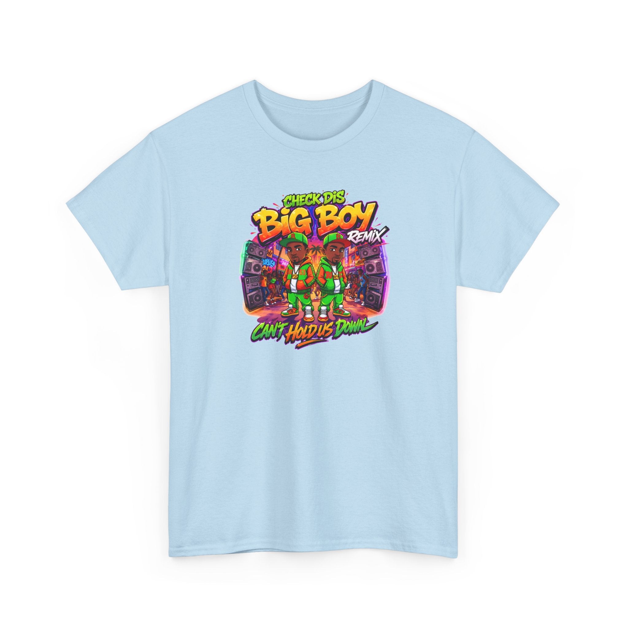 T-Shirt — " Check Dis Big Boy Remix" Retro Arcade Graphic Tee