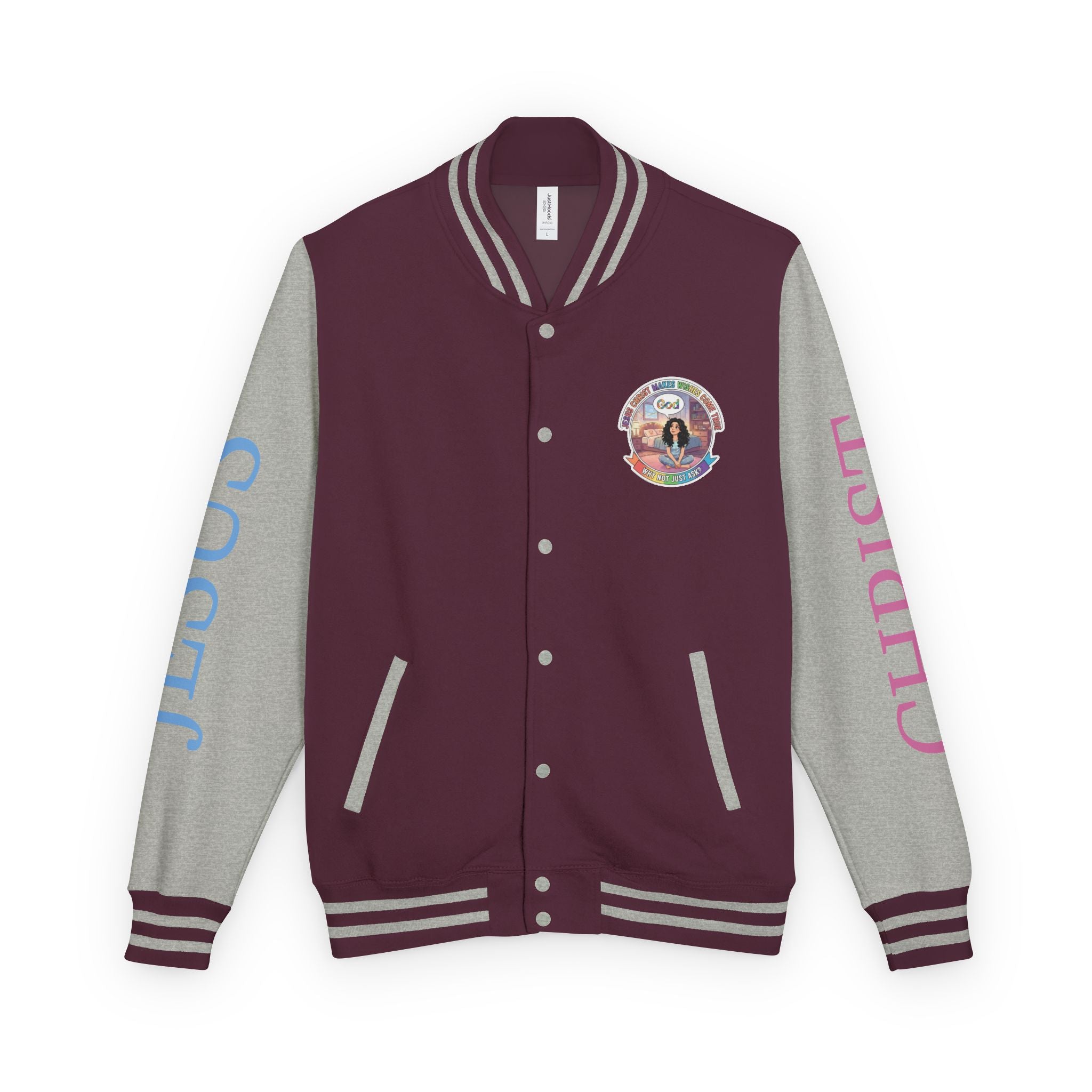Spiritual Soul Seeker – "Why not just ask"  — Retro Gamer Club Varsity Jacket