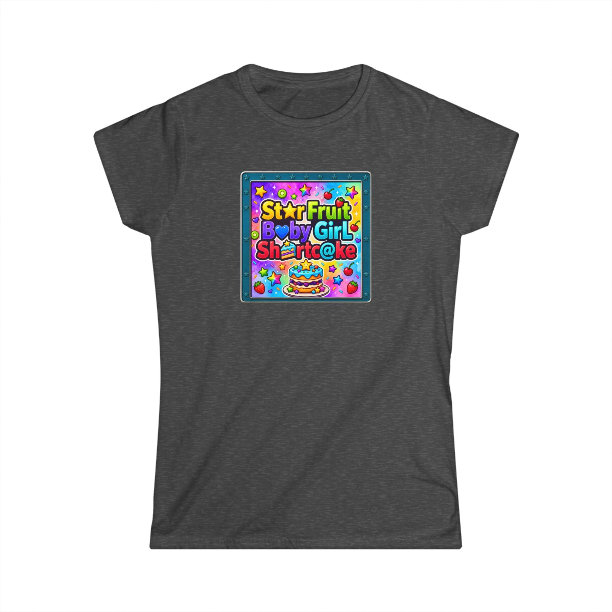 "Star Fruit Baby Girl" Tee — Colorful Starfruit Graphic T-Shirt