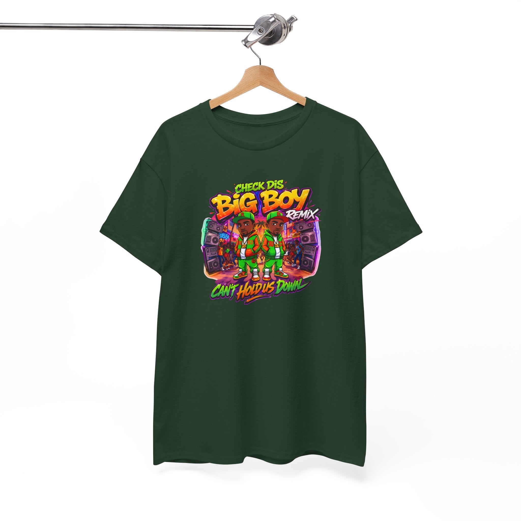 T-Shirt — " Check Dis Big Boy Remix" Retro Arcade Graphic Tee