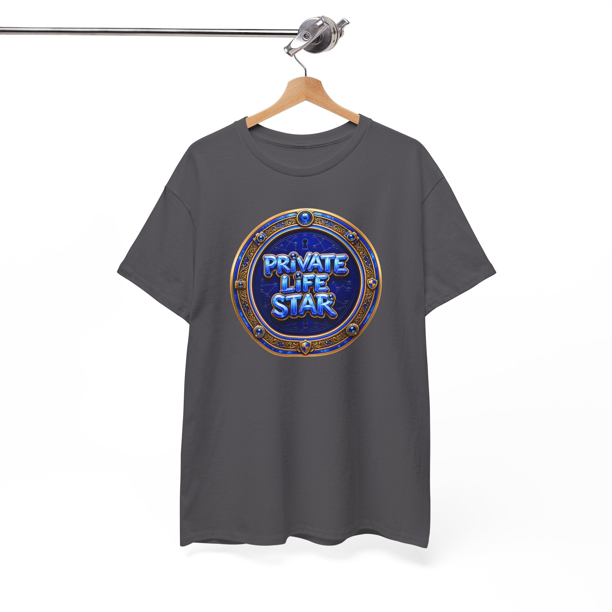 "Private Life Star" T-Shirt — Retro Badge Graphic Tee