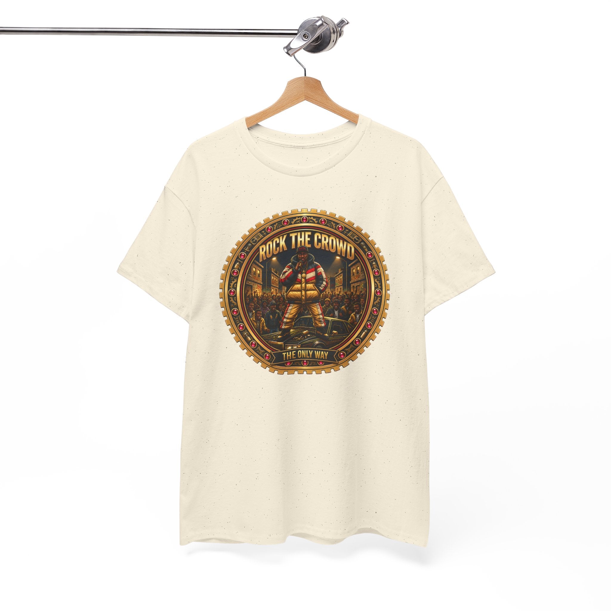 "Rock the Crowd" Tee — Vintage Concert Graphic Shirt