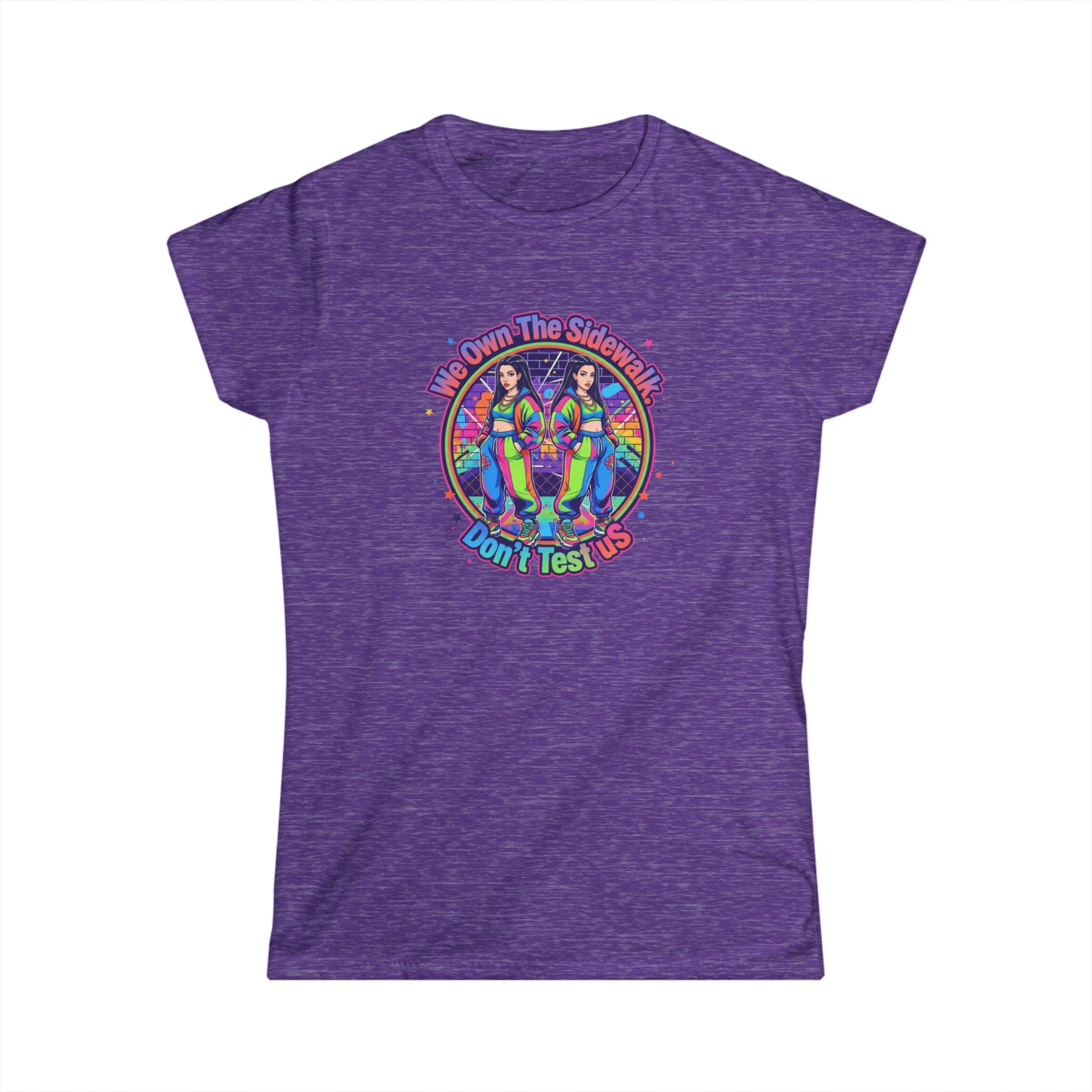 " We On The Sidewalk "Rainbow Sisters Graphic Tee — Women's Positive Vibe Pride Shirt