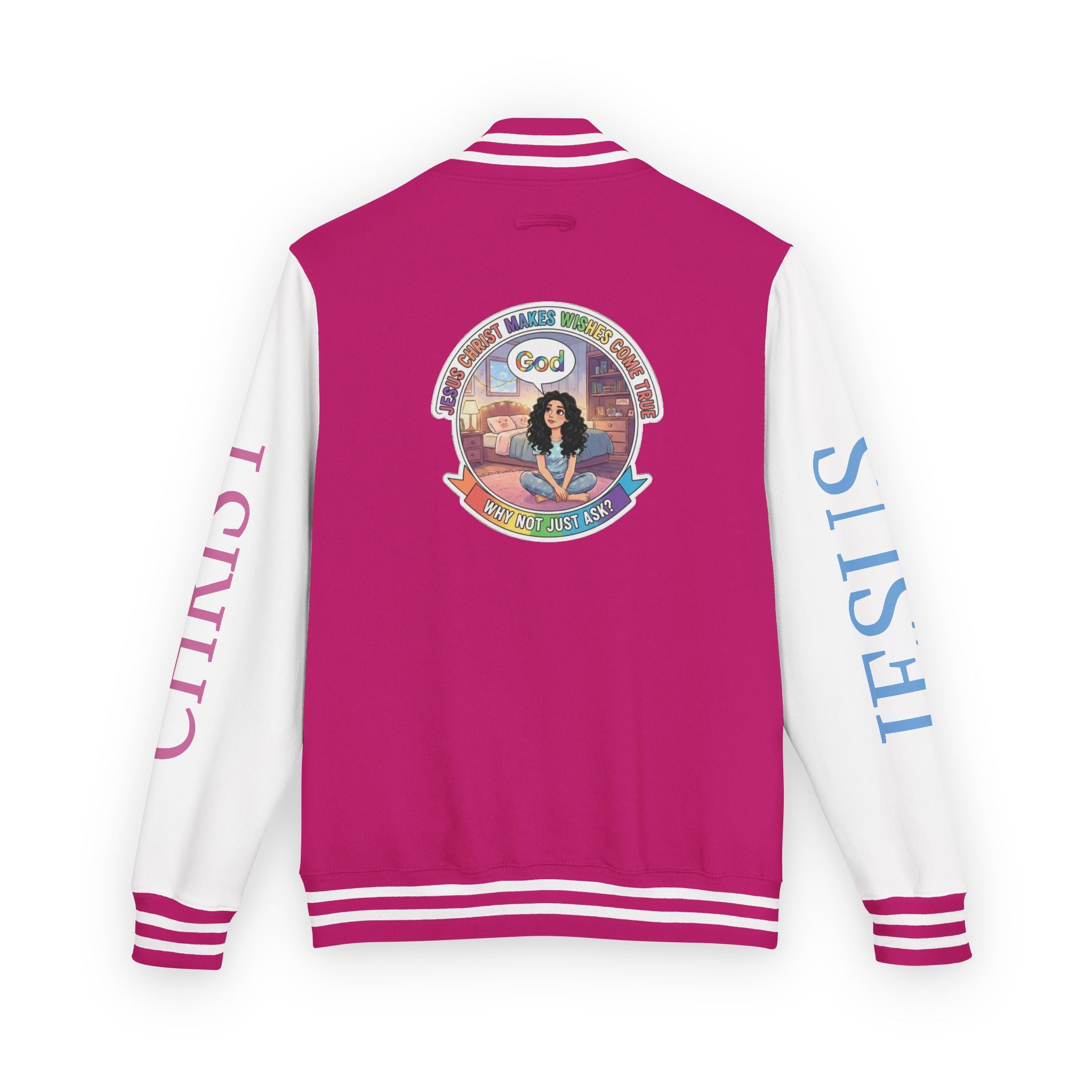 Spiritual Soul Seeker – "Why not just ask"  — Retro Gamer Club Varsity Jacket
