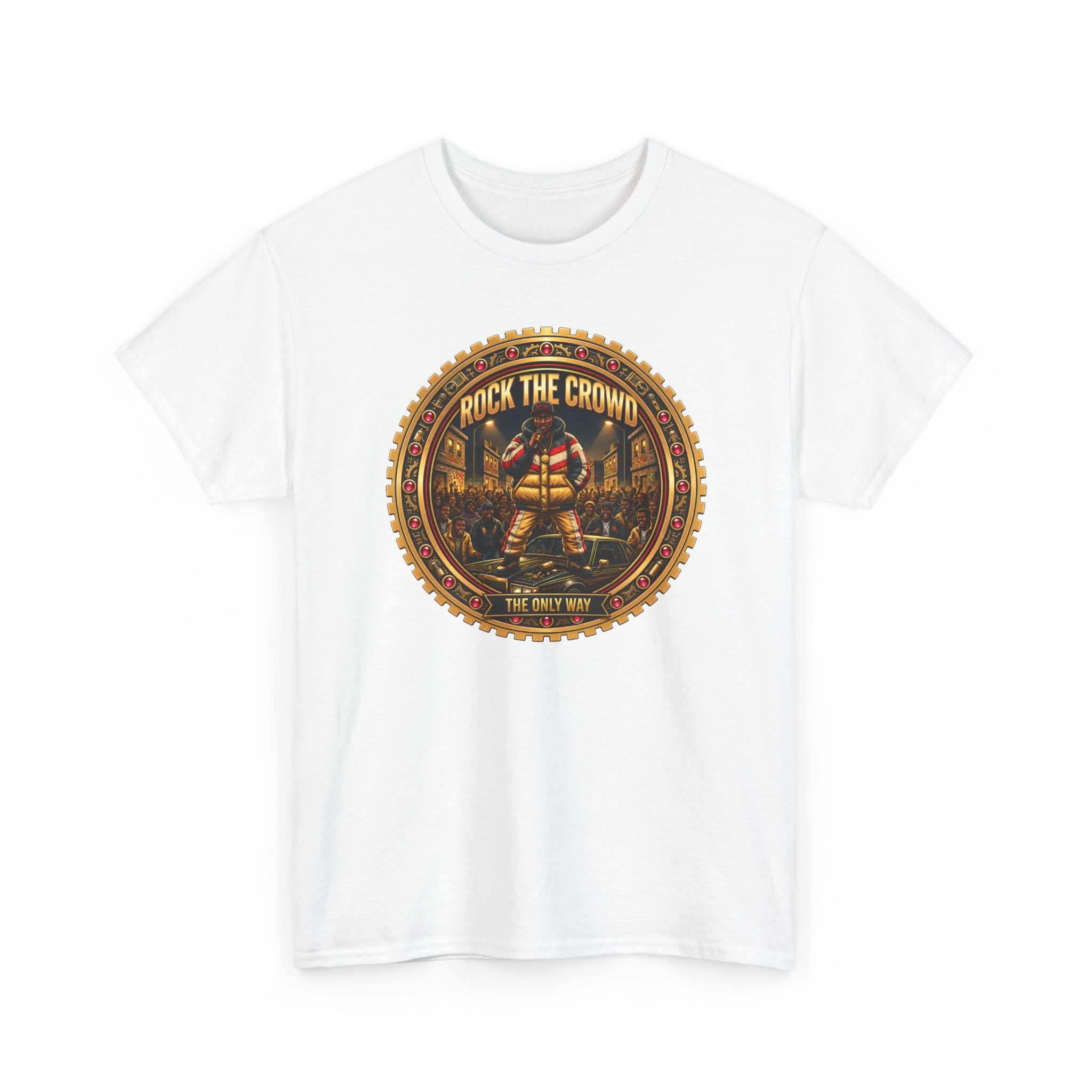 "Rock the Crowd" Tee — Vintage Concert Graphic Shirt