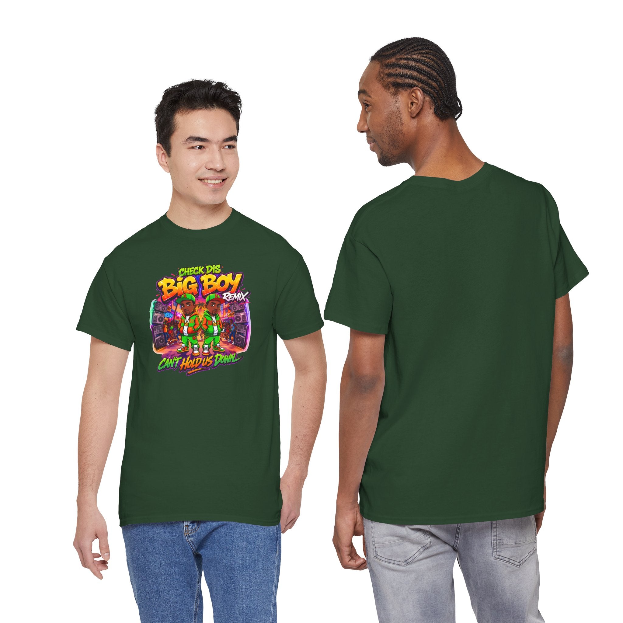 T-Shirt — " Check Dis Big Boy Remix" Retro Arcade Graphic Tee