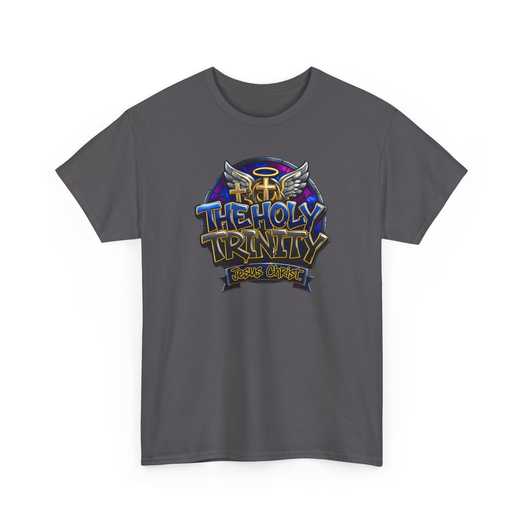 The Holy Trinity Tee — Christian Faith Graphic T-Shirt
