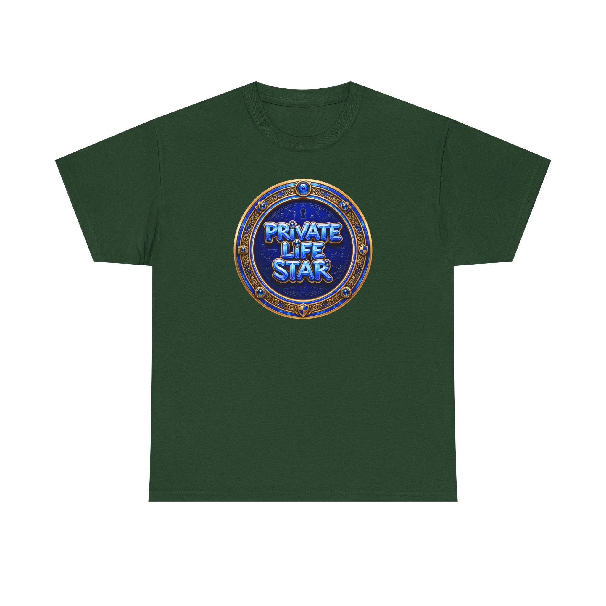 "Private Life Star" T-Shirt — Retro Badge Graphic Tee