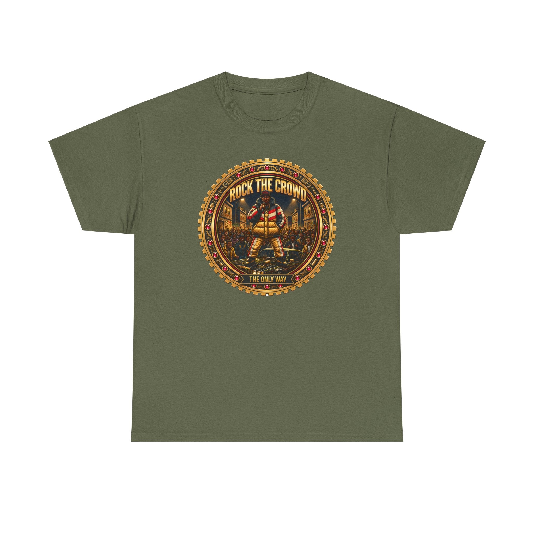 "Rock the Crowd" Tee — Vintage Concert Graphic Shirt