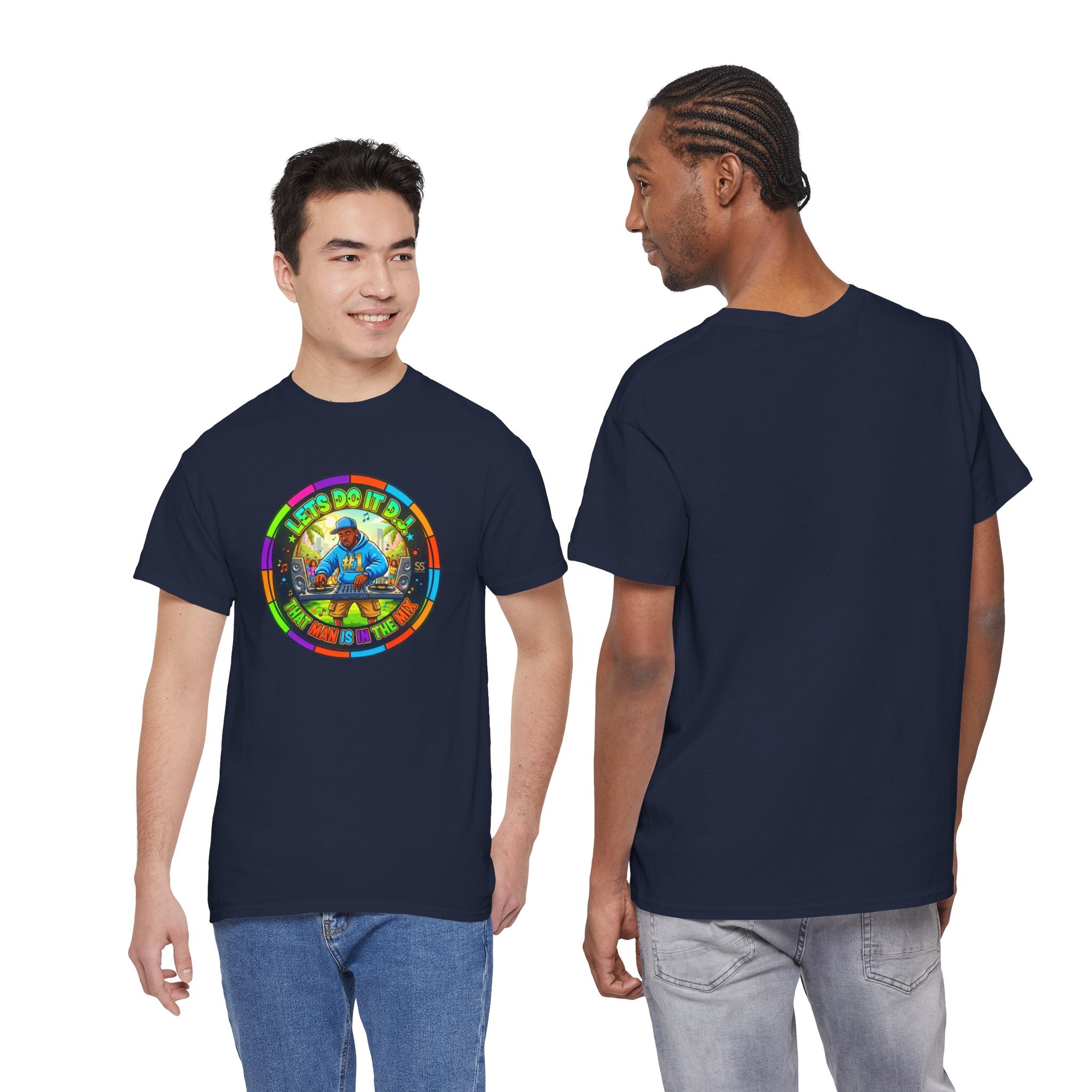 T-Shirt — "Let's Do It Dj!" Retro Camper Road Trip Graphic Tee
