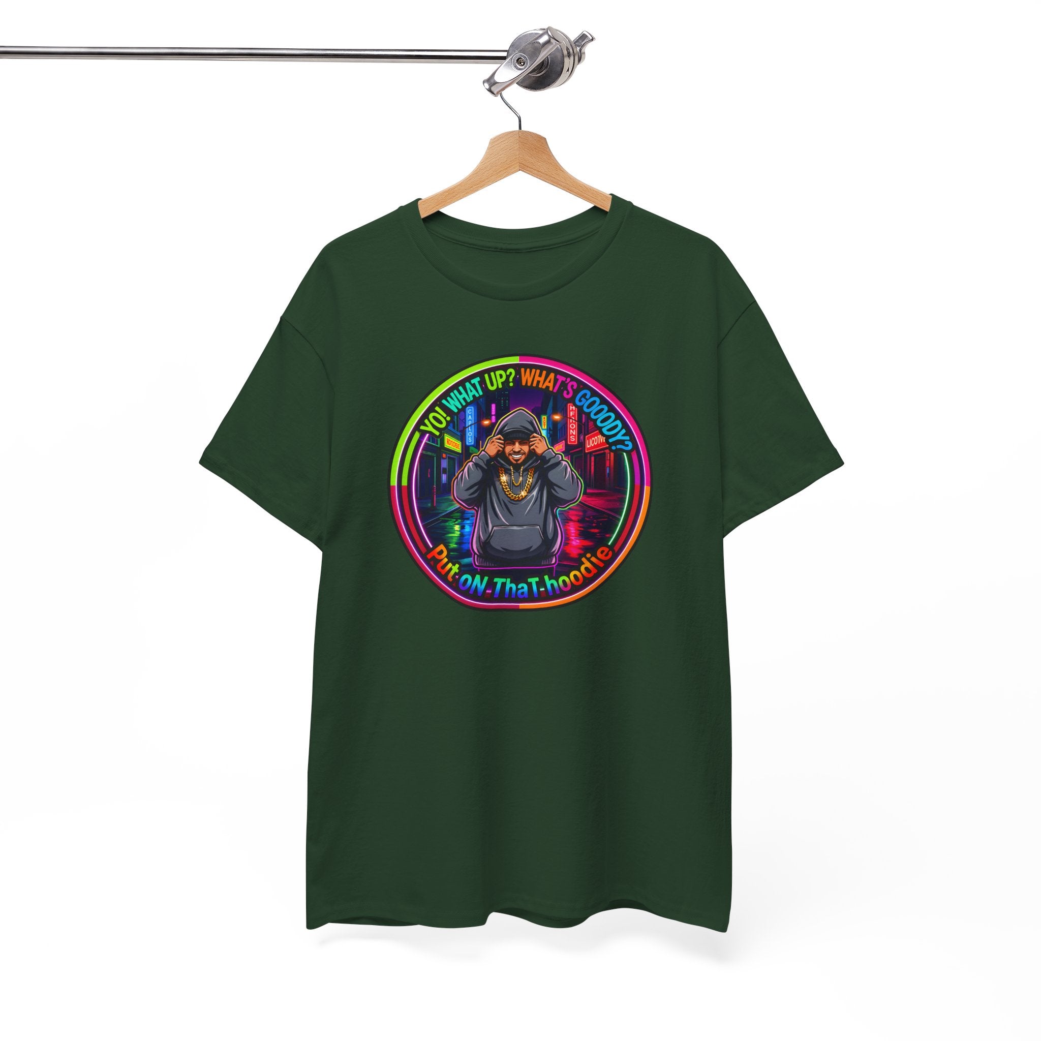 Men's T-Shirt Graphic- "Yo! What's up?  What's Goooody?"