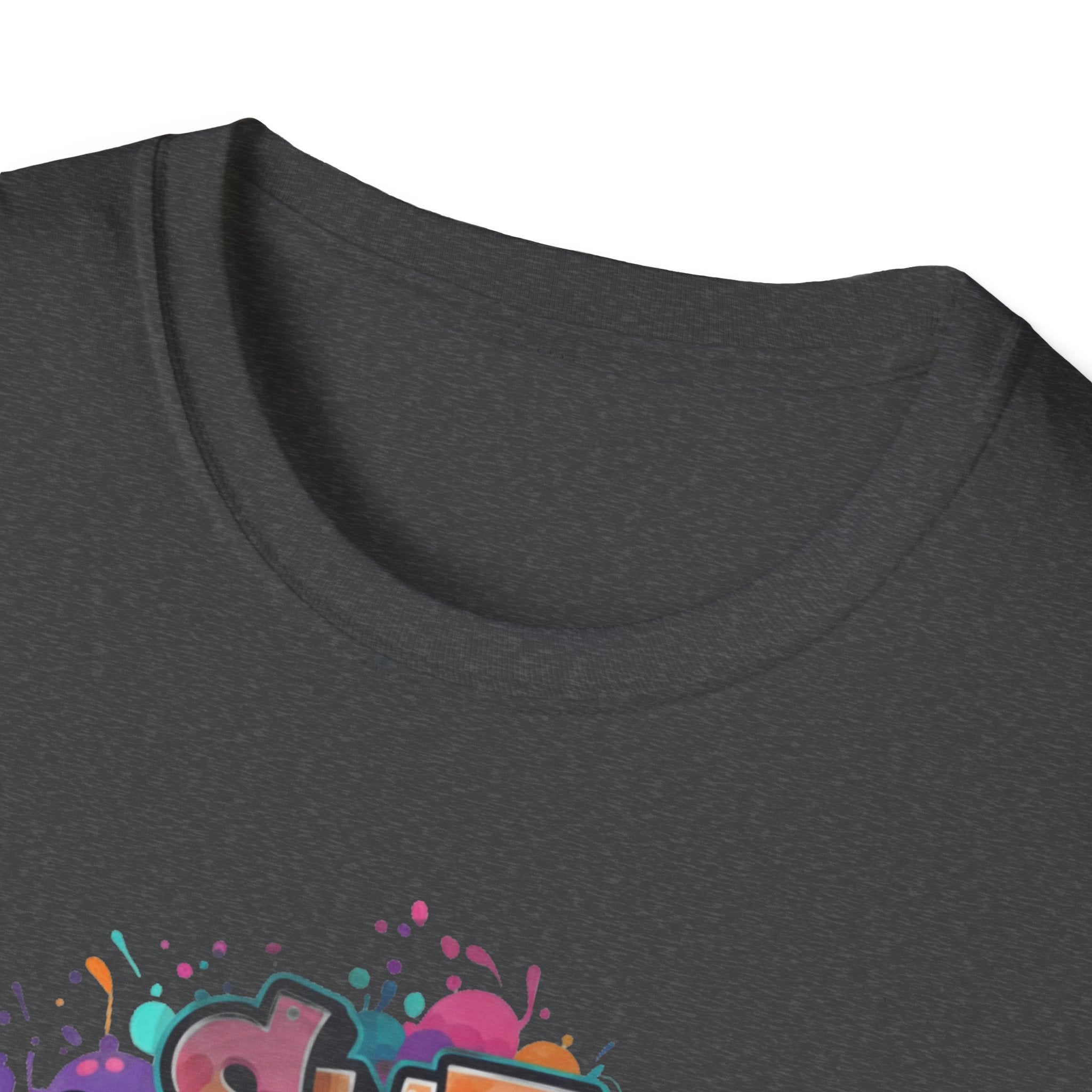 She Beat the Case Graphic T-Shirt — Colorful Graffiti Survivor Tee