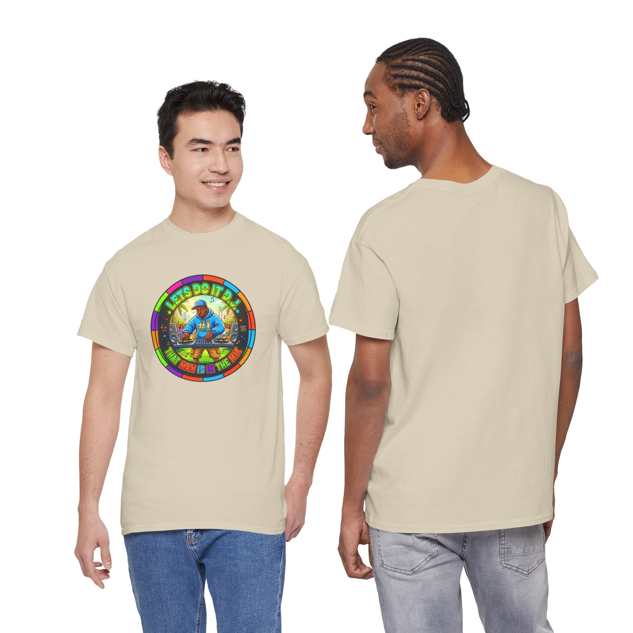 T-Shirt — "Let's Do It Dj!" Retro Camper Road Trip Graphic Tee