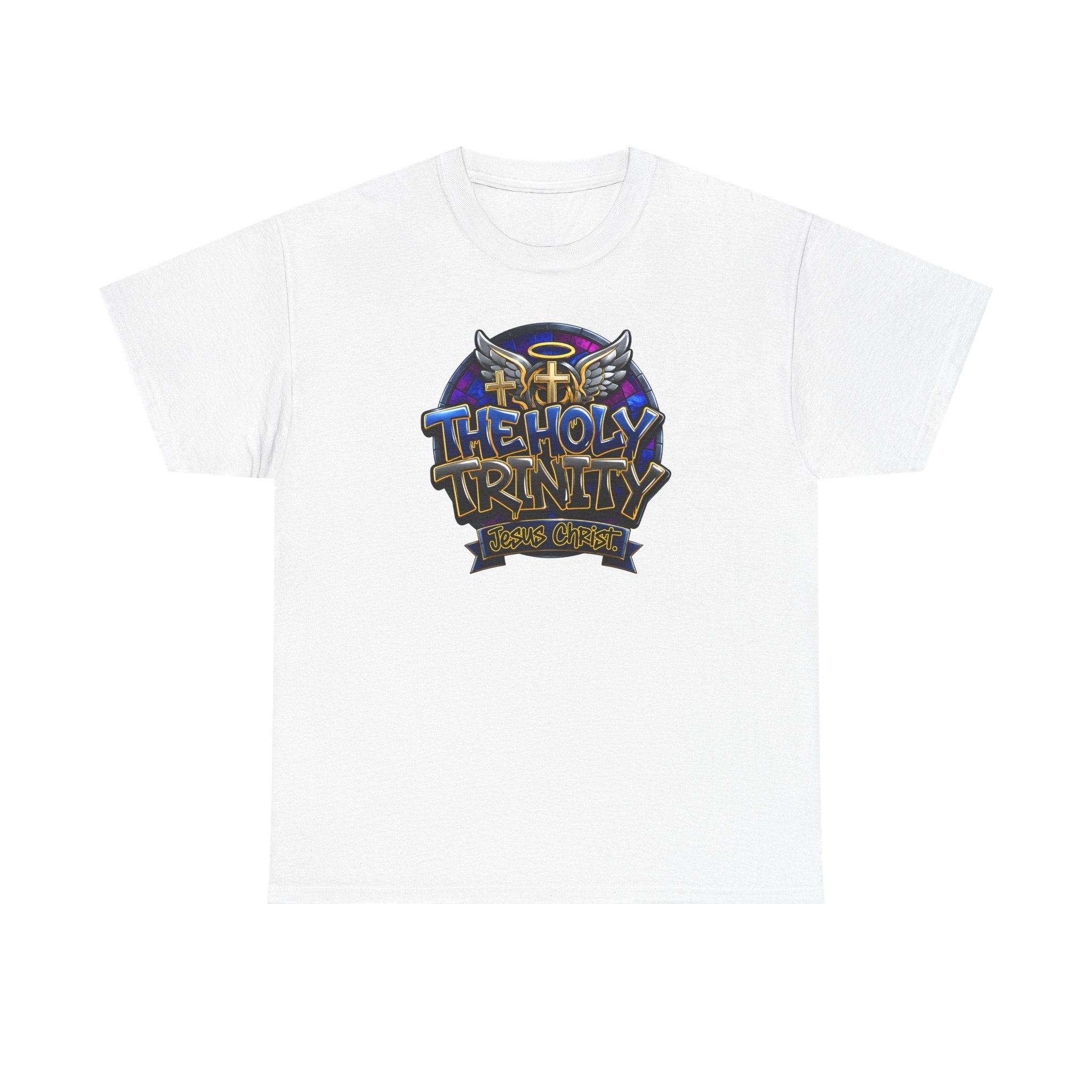 The Holy Trinity Tee — Christian Faith Graphic T-Shirt