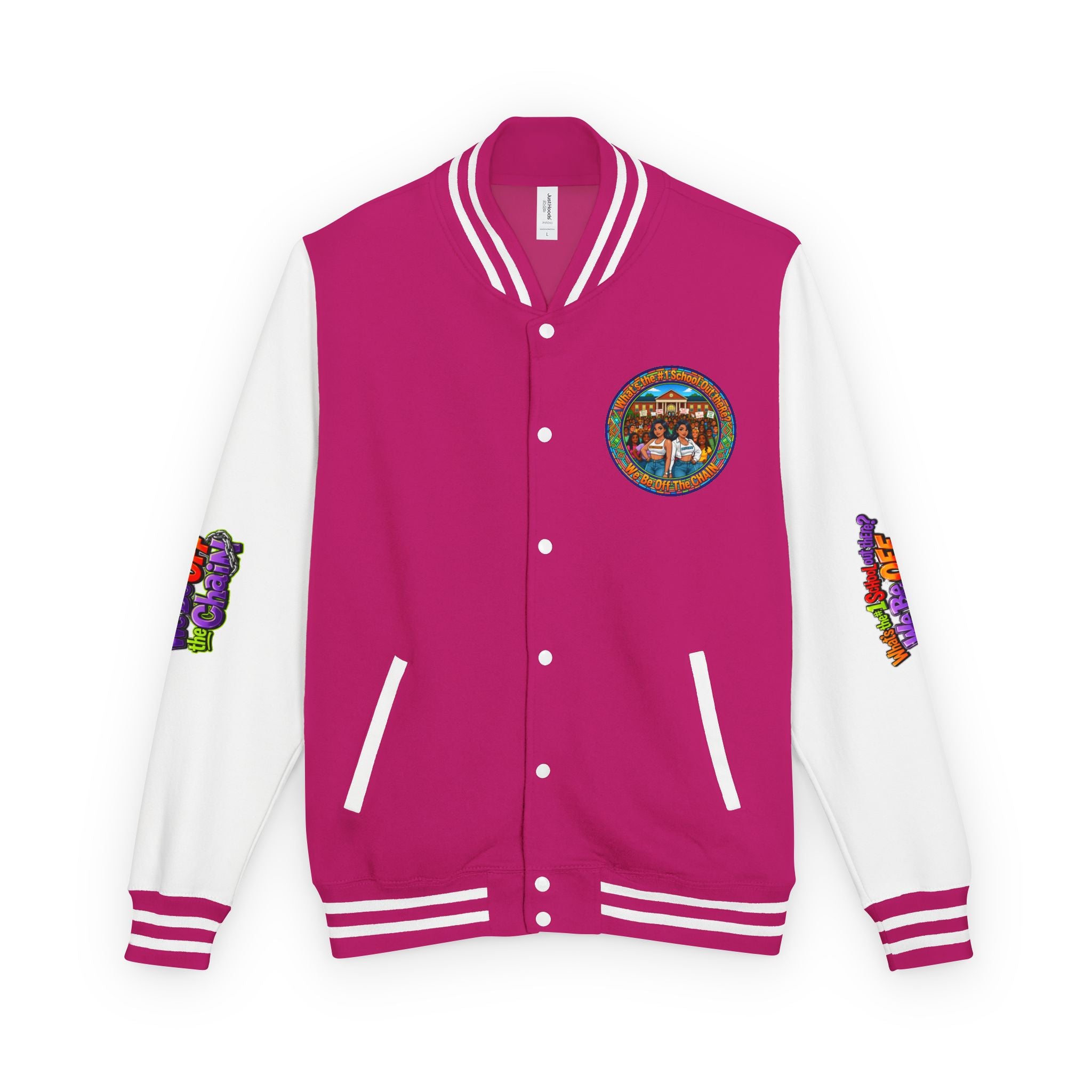 Letterman Jacket — Retro High School Crew Design (We’ll Be Off the Chain)