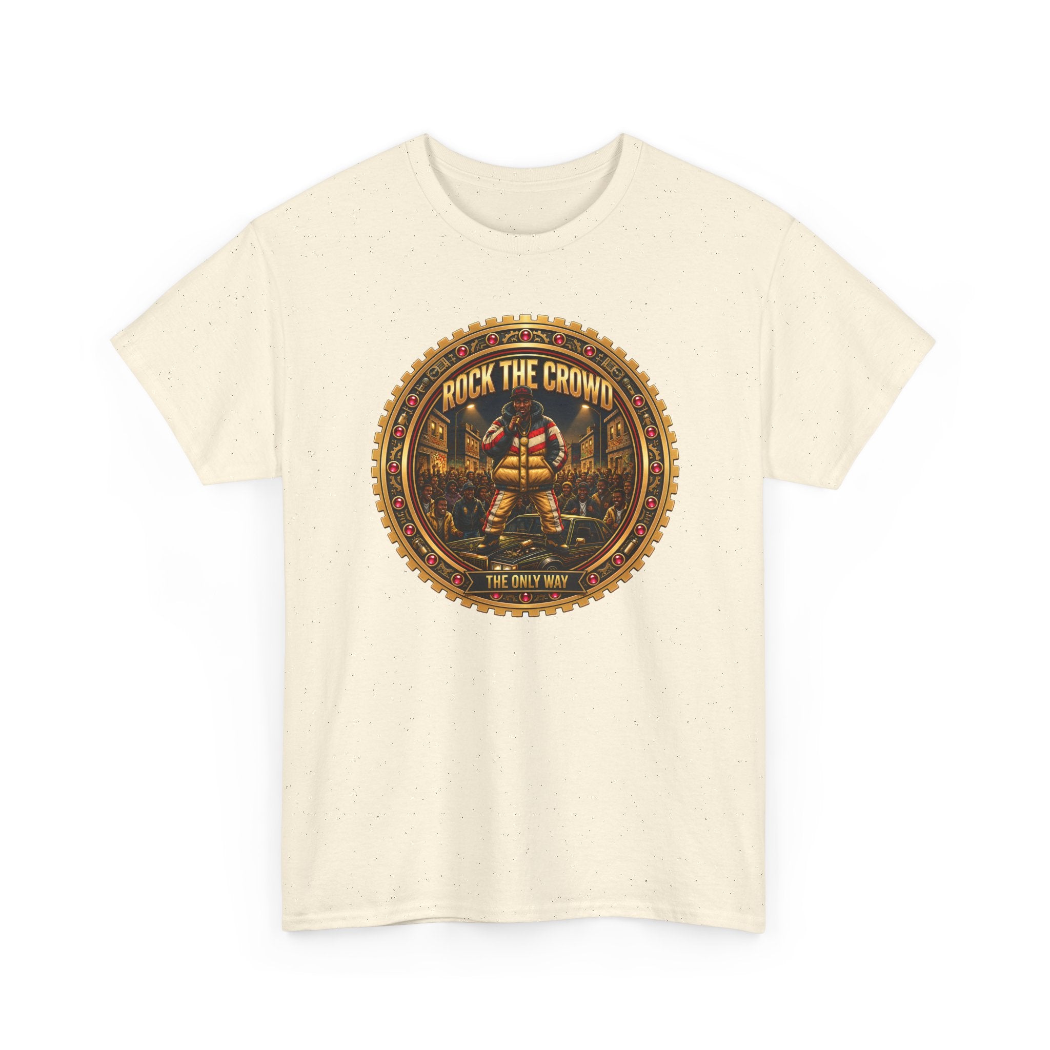 "Rock the Crowd" Tee — Vintage Concert Graphic Shirt