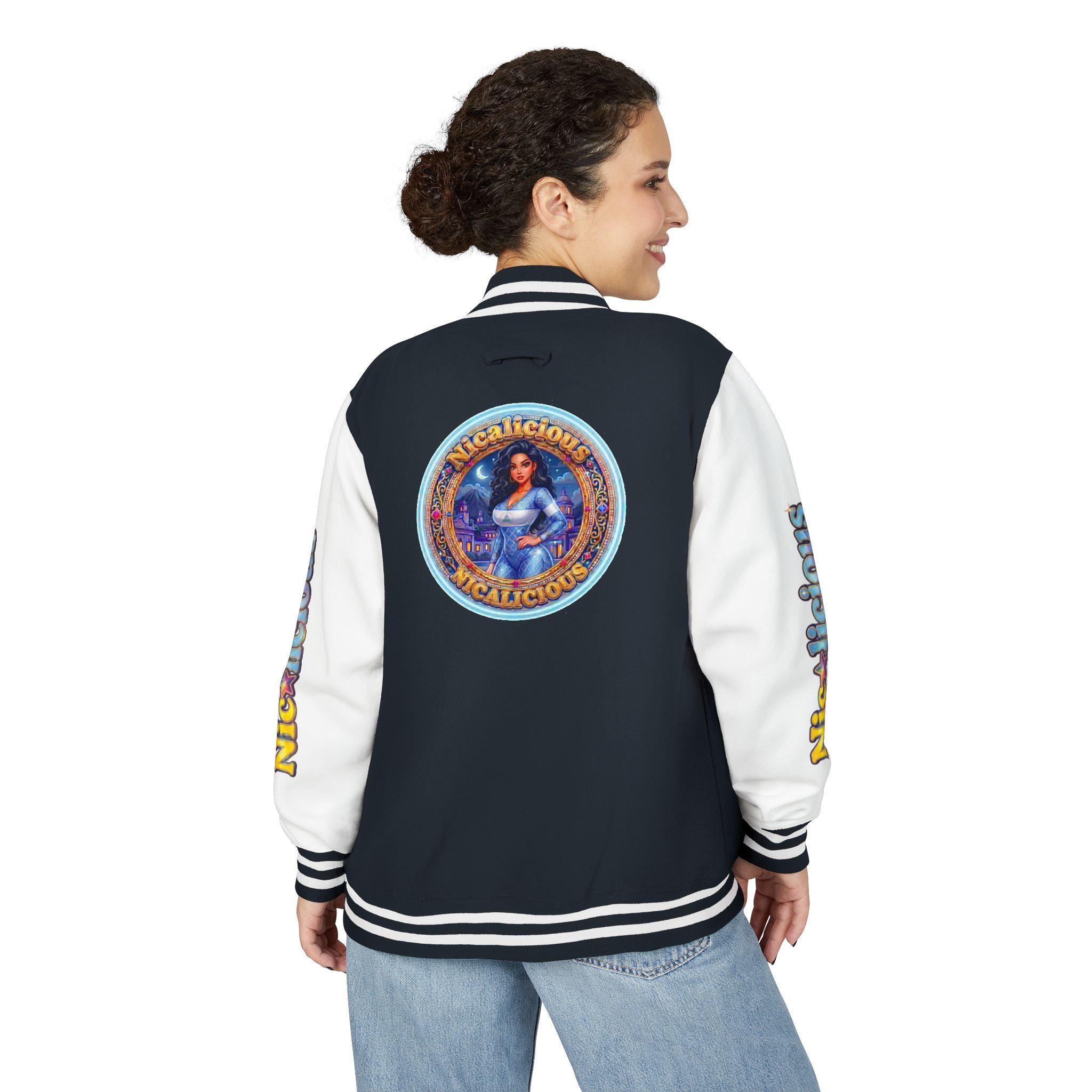 Letterman Jacket — 'Nicalicious' Retro Varsity Jacket