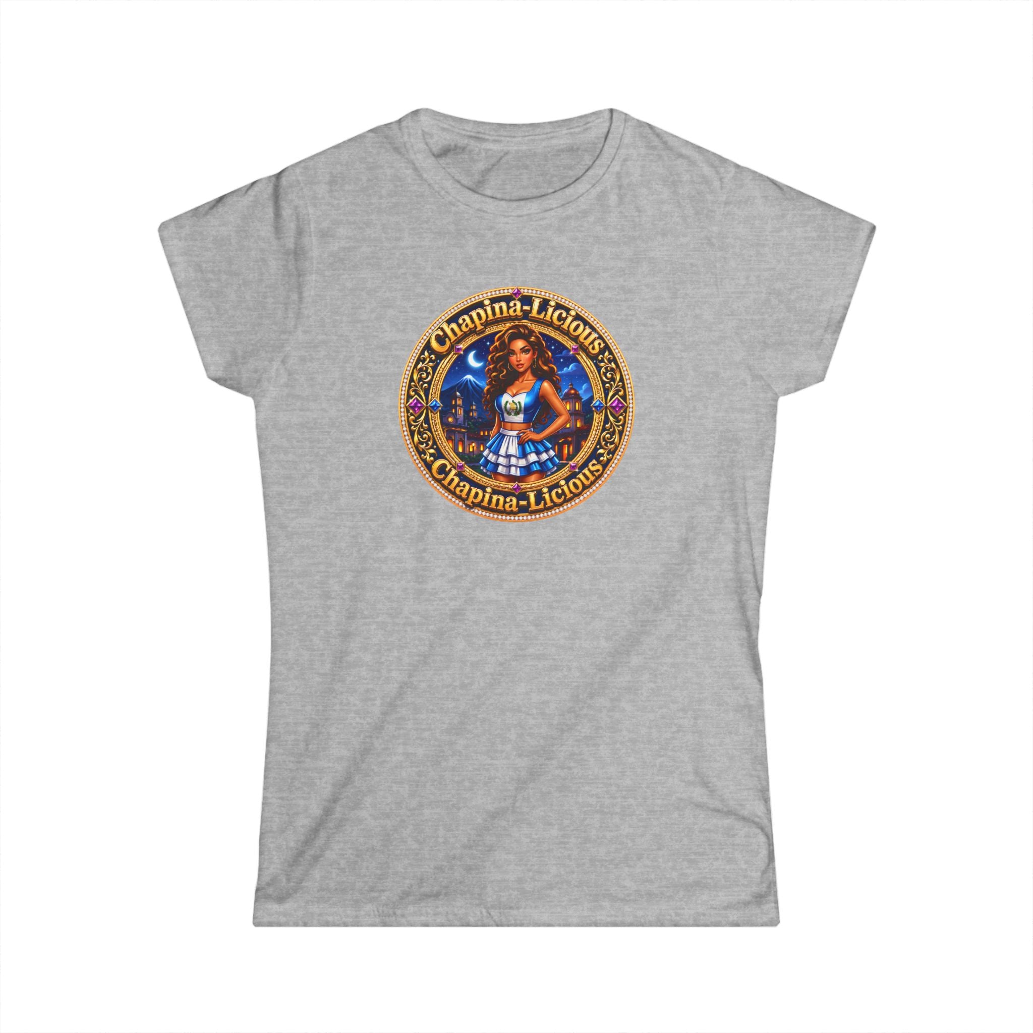 Oktoberfest Dirndl Girl Graphic Tee — 'Chapina-Licious' Retro Beer Festival T‑Shirt