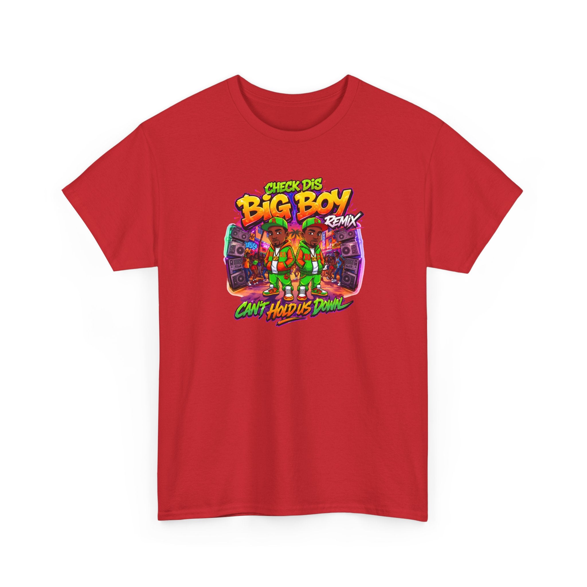 T-Shirt — " Check Dis Big Boy Remix" Retro Arcade Graphic Tee