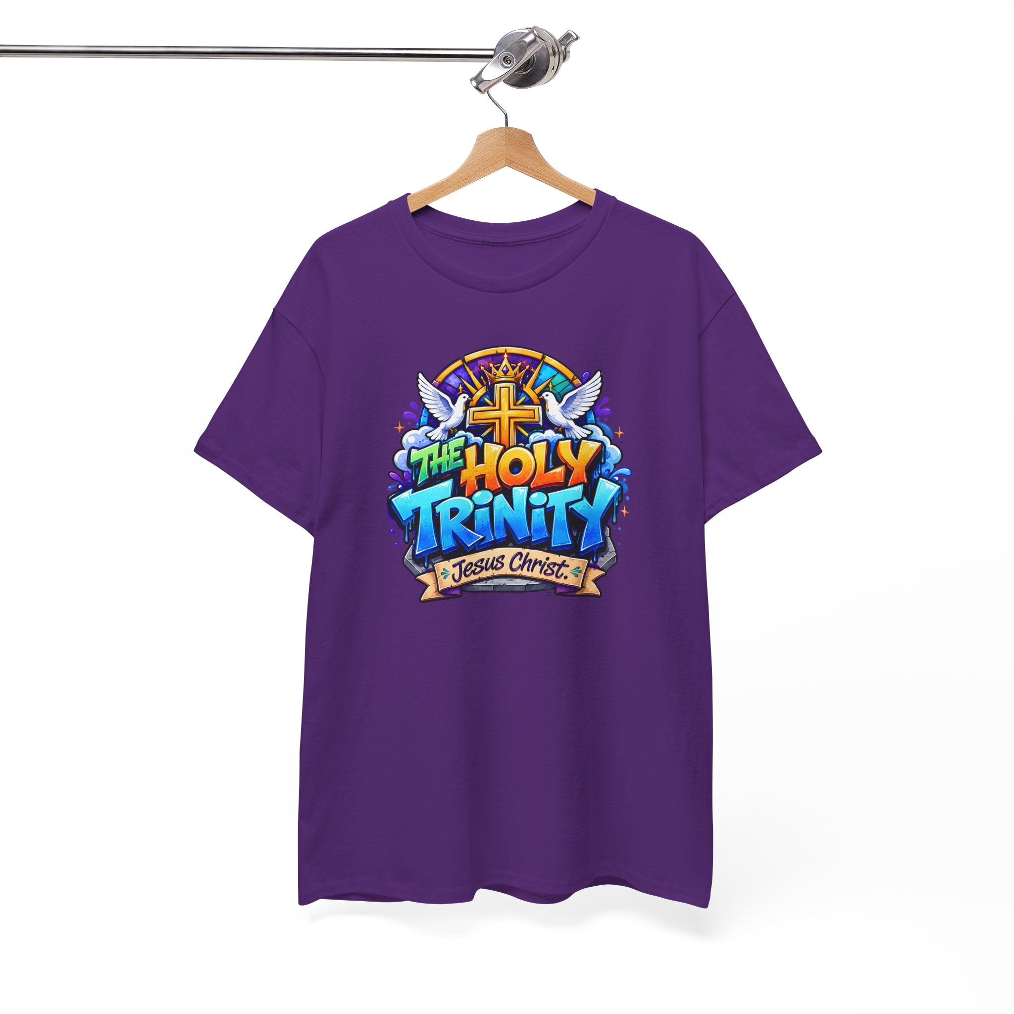 Christian Tee - "The Holy Trinity" Church Youth Graphic T-Shirt