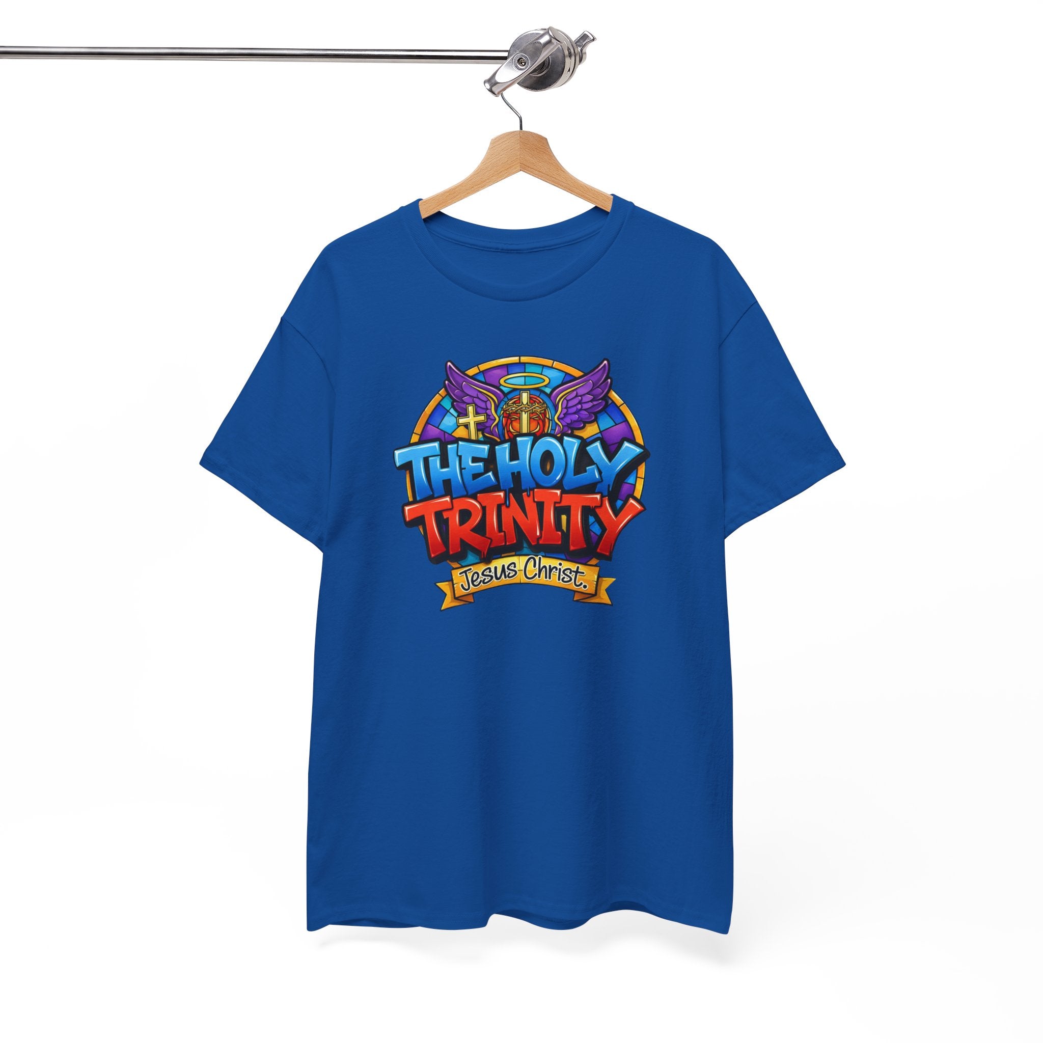 Christian T-Shirt — "The Holy Trinity: Jesus Christ" Colorful Faith Tee