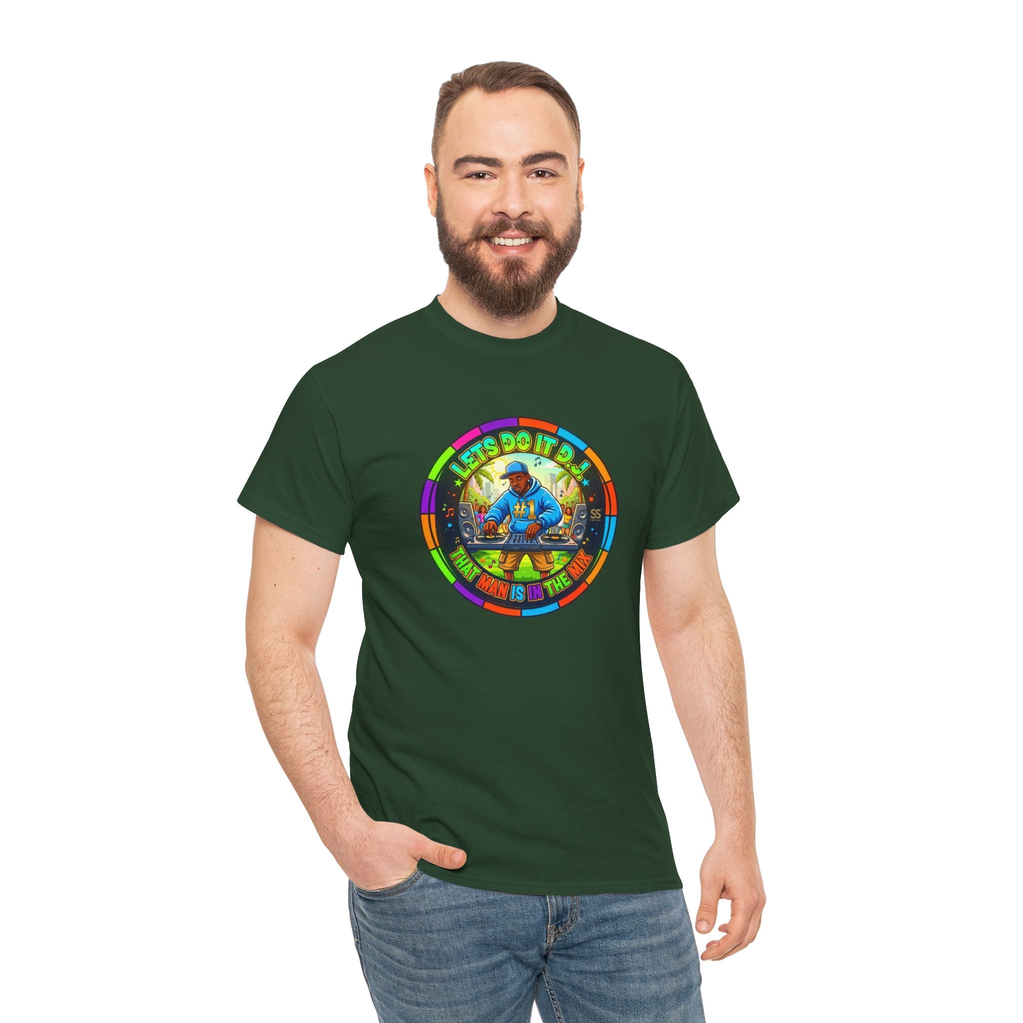 T-Shirt — "Let's Do It Dj!" Retro Camper Road Trip Graphic Tee