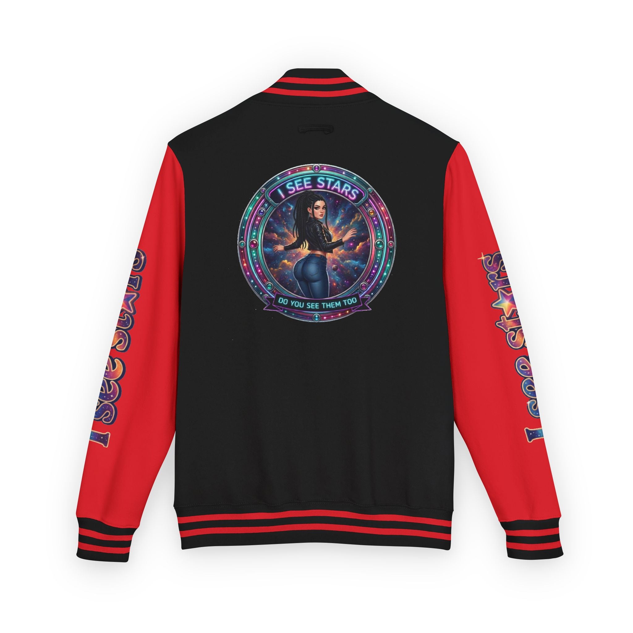Heavyweight Letterman Jacket "I See Stars"