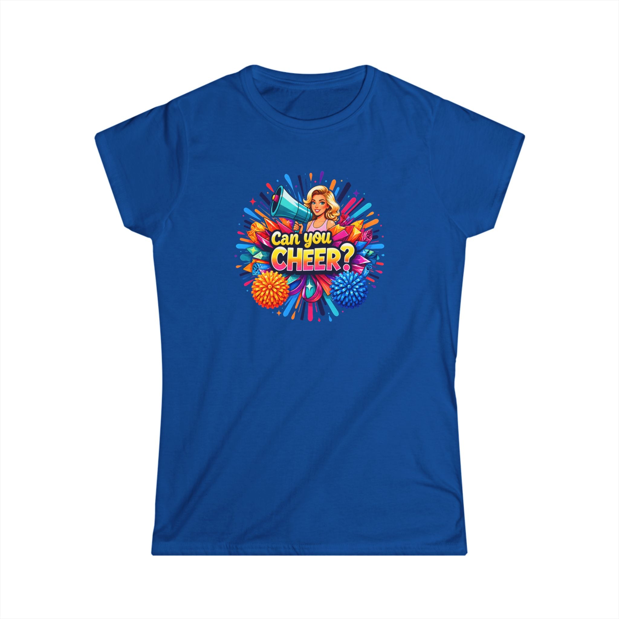 Can You Cheer? Women's Cheerleading Graphic Tee